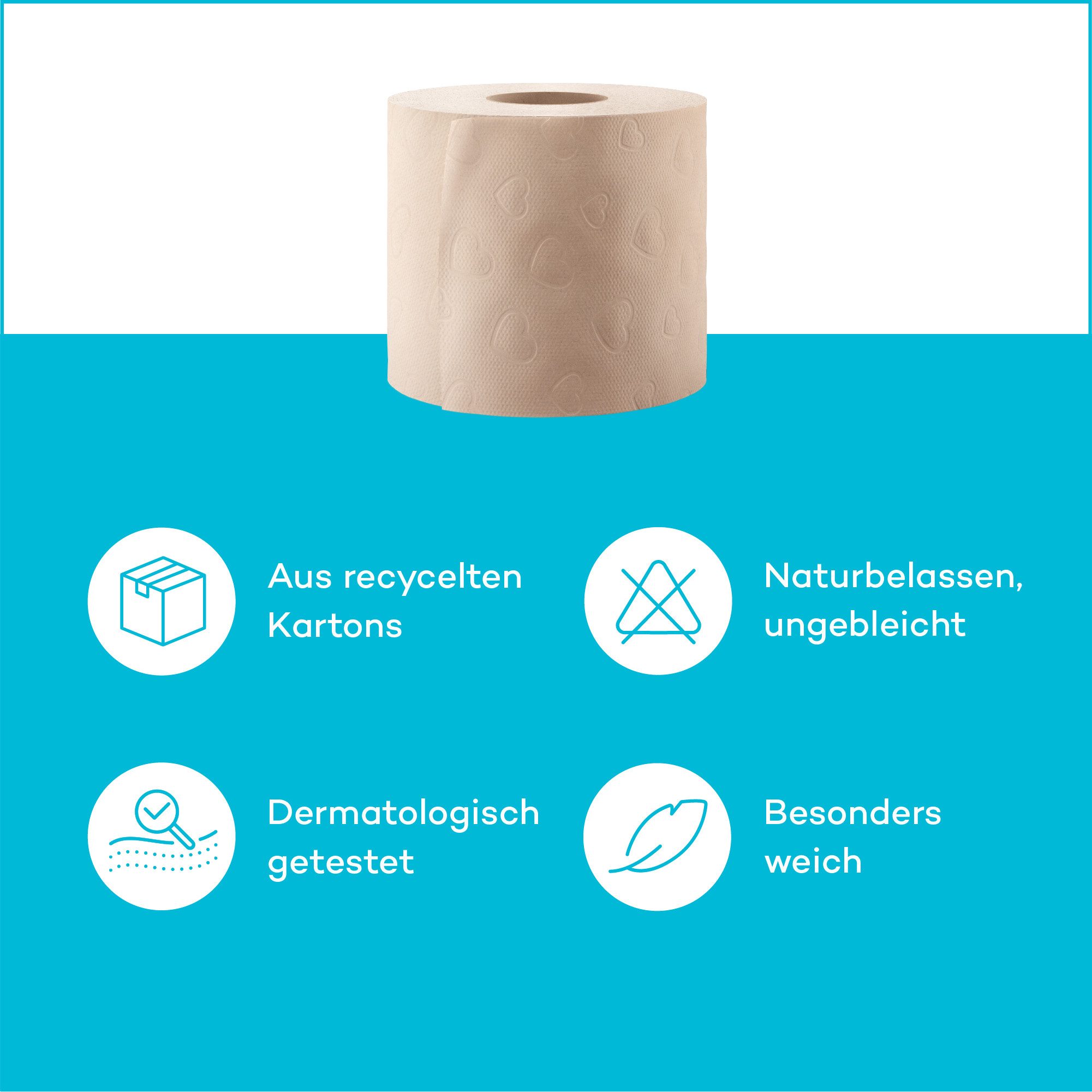 mach m!t Toilettenpapier 4-lagig - extra weich - das Premium-Klopapier (8-St)