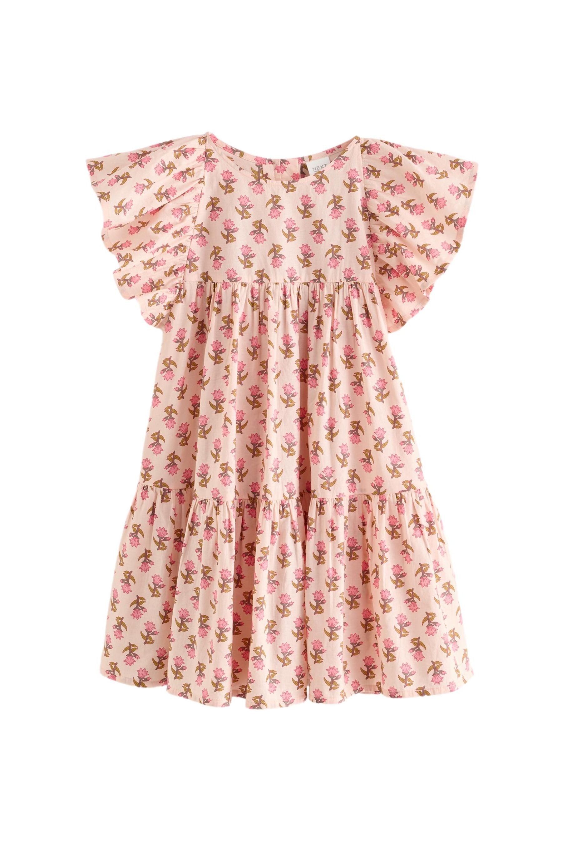 Next Partykleid Bedrucktes Rüschenkleid aus 100 % günstig online kaufen