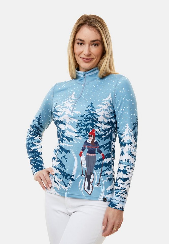 Krimson Klover Langarmshirt Winter Wonderland (1-tlg), Schnelltrocknend und  Feuchtigkeitsregulierend