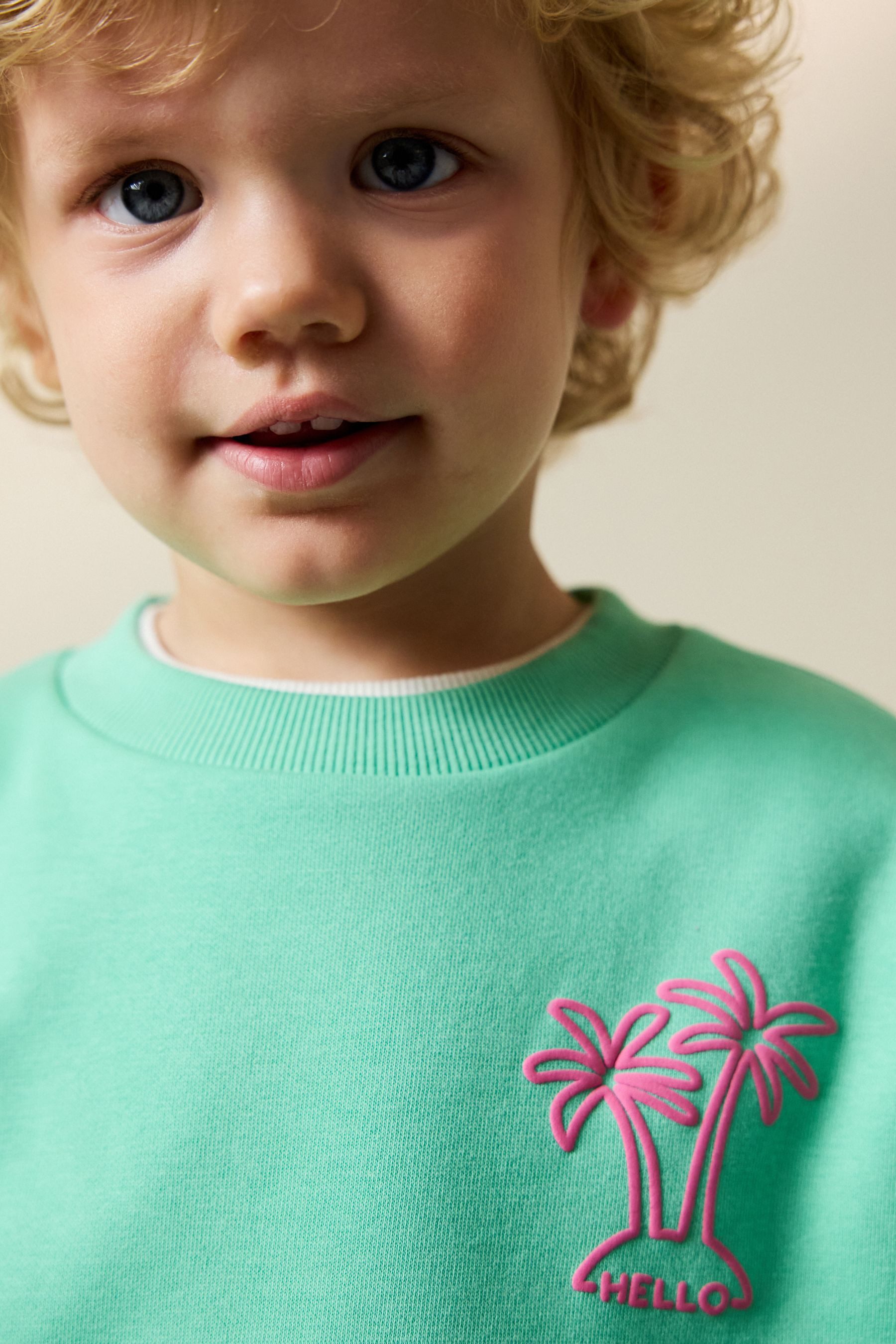 Next Sweater Sweatshirt mit Aufdruck (1-tlg)