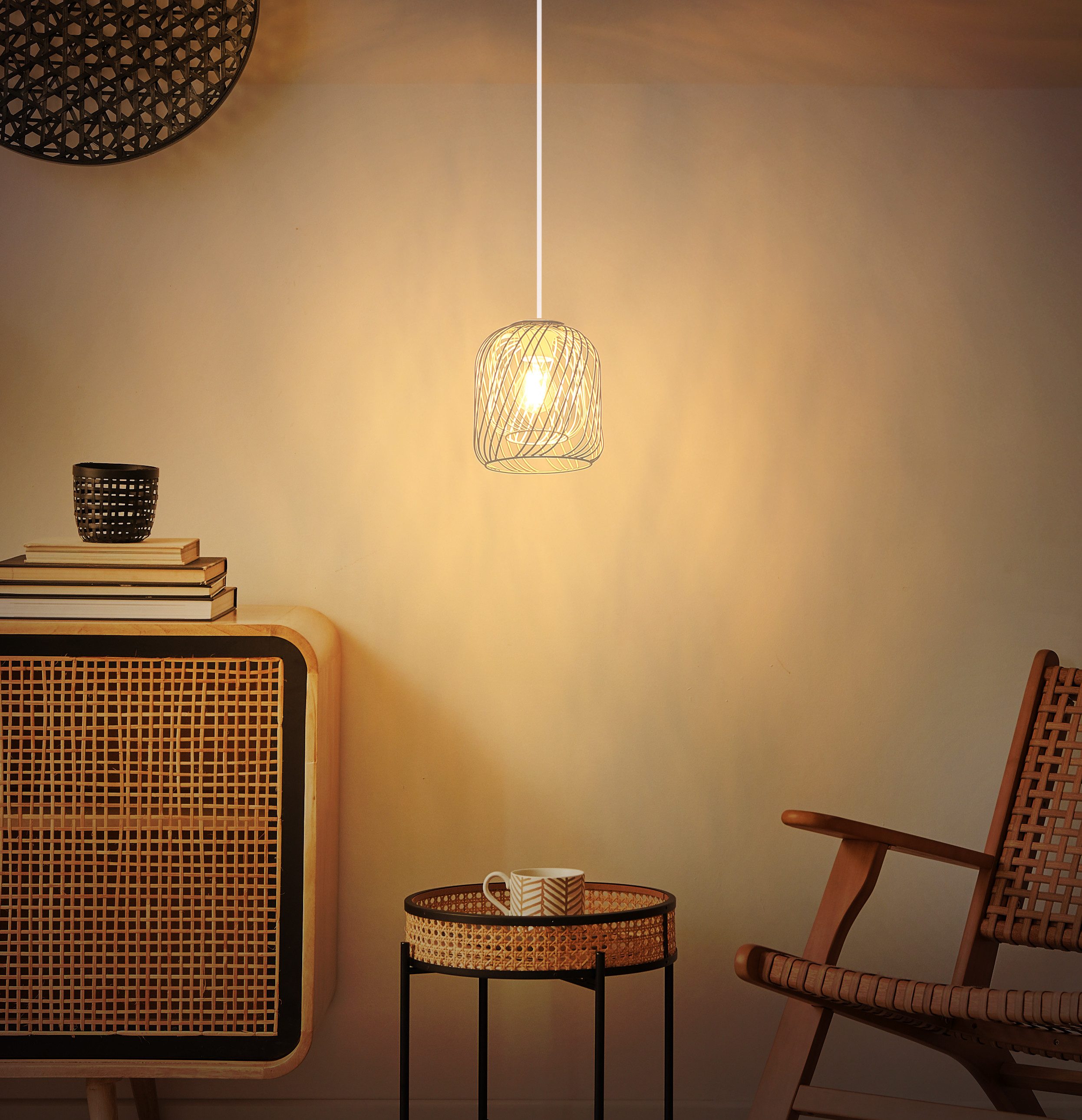 GLOBO LIGHTING Hängeleuchte DICHTI, ohne Leuchtmittel, Hängelampe/Pendelleuchte/Esszimmer/Wohnzimmer/Esstisch