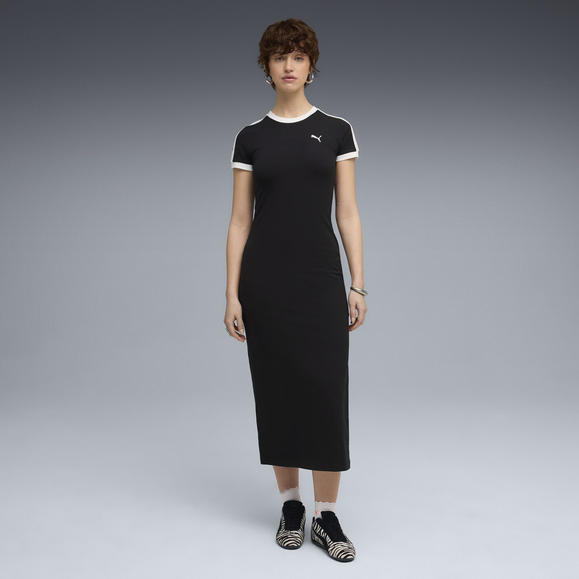 PUMA Sweatkleid Wardrobe Essentials Slim Fit günstig online kaufen
