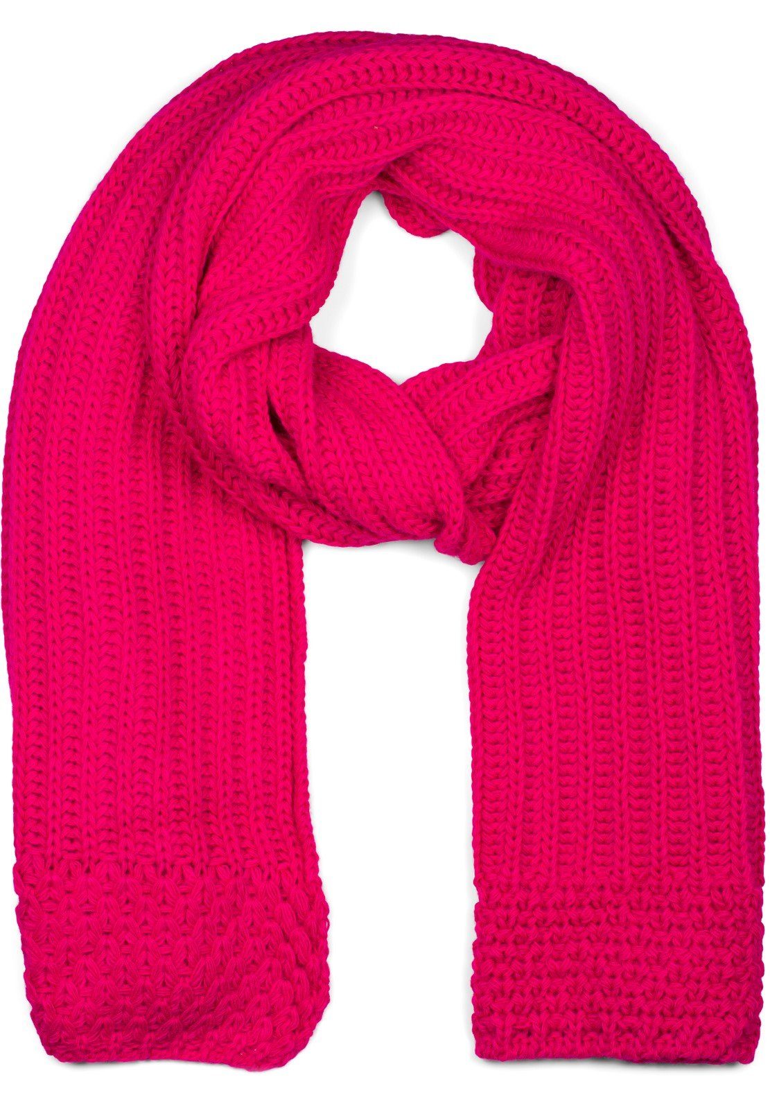 Strickschal Langer Strick Schal mit Rippen und Perl Strickmuster