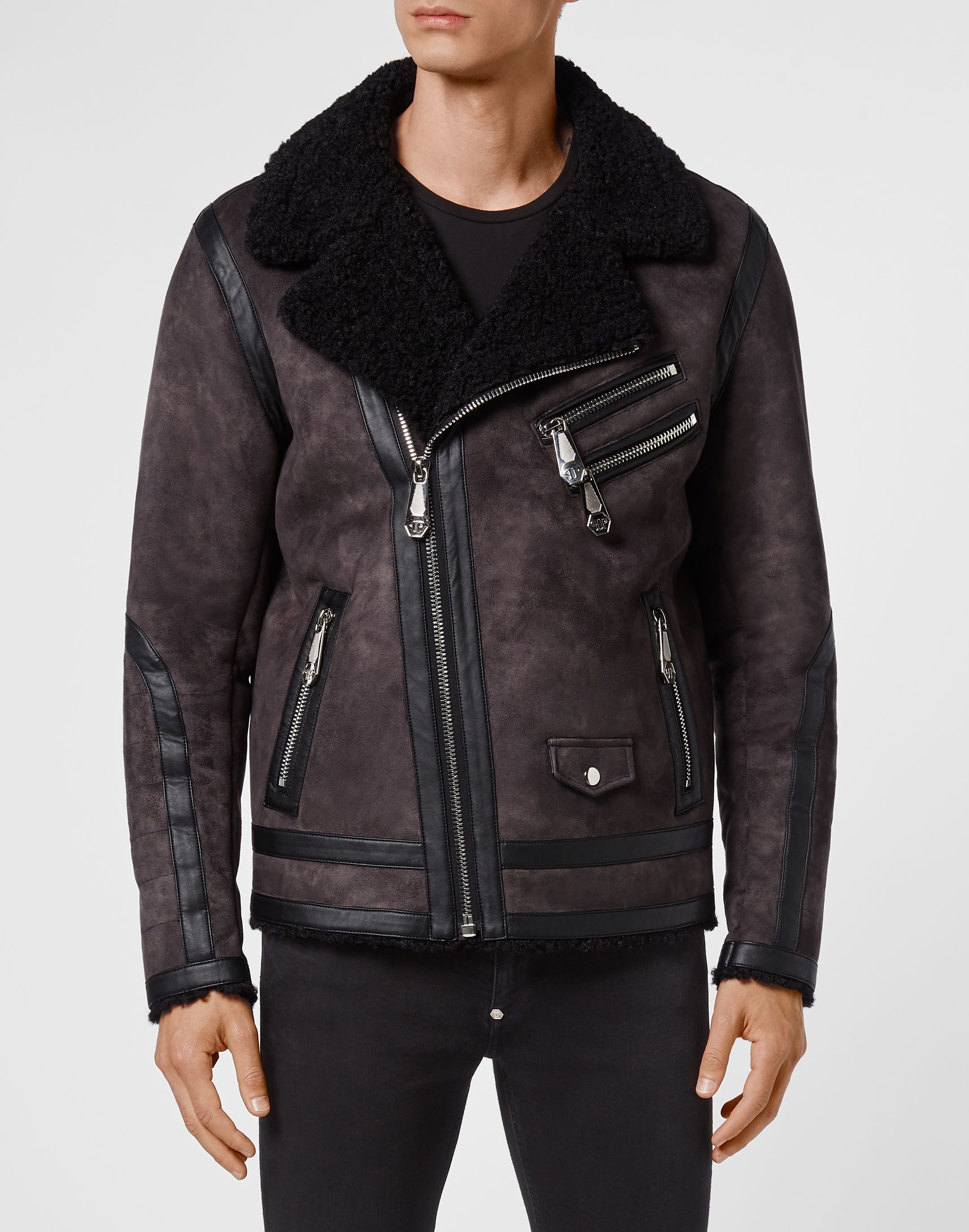 PHILIPP PLEIN Bikerjacke Iconic Plein