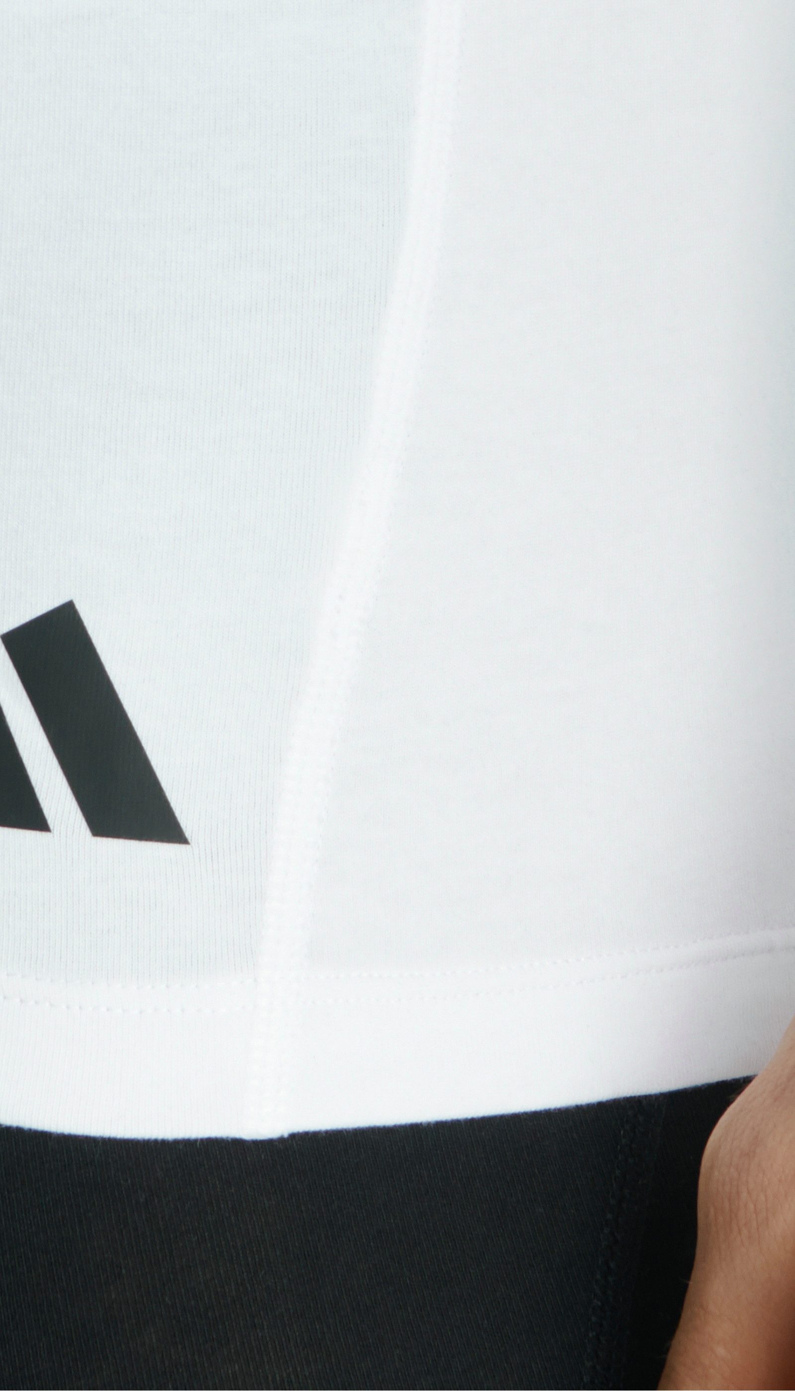 adidas Sportswear Tanktop Active Flex Cotton Ergonomic (2er Pack) mit belüfteter Netzpasse am Rücken, elastisch, Rundhalsausschnitt