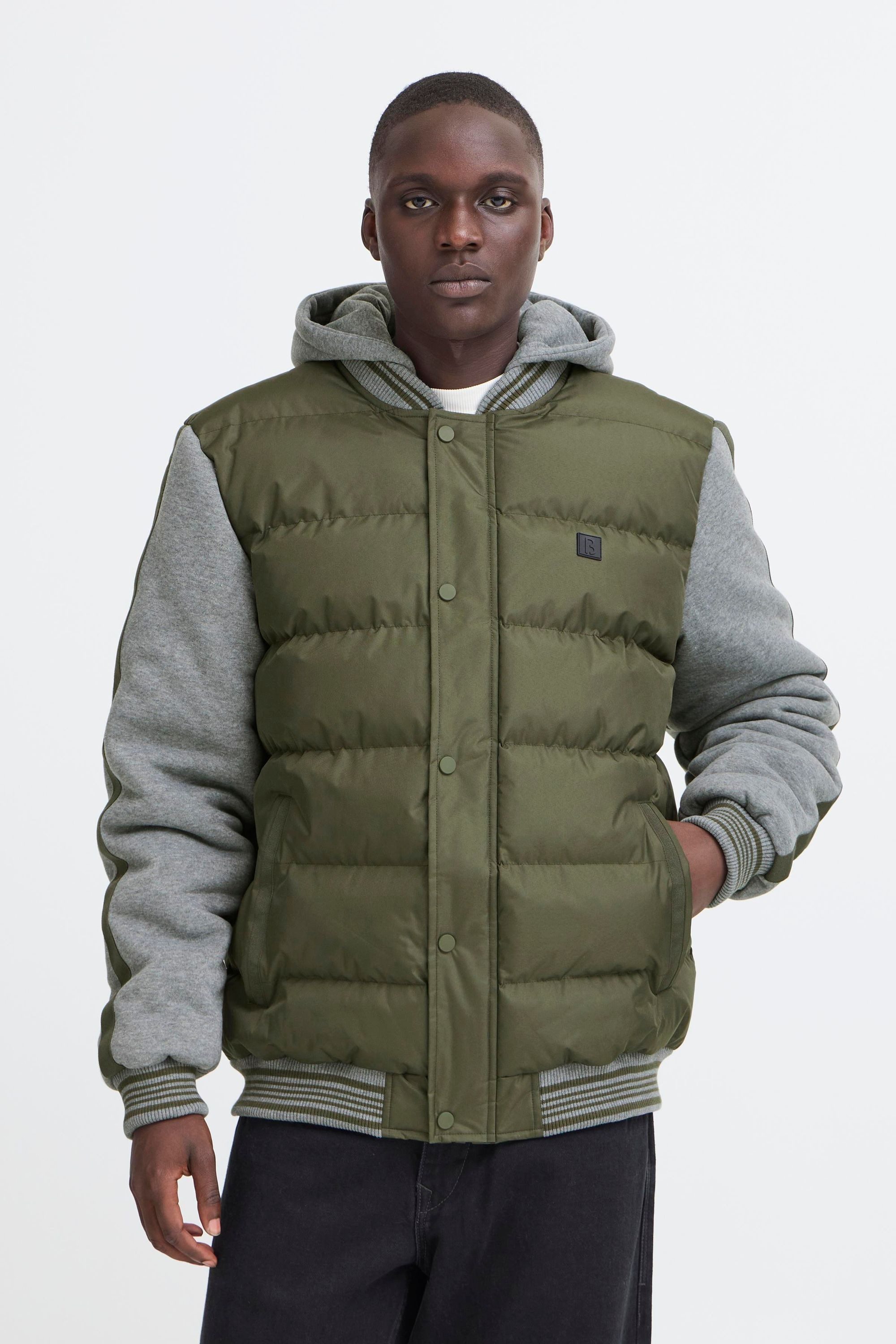 Blend Collegejacke BHERNIE Lässige Stepp-Collegejacke