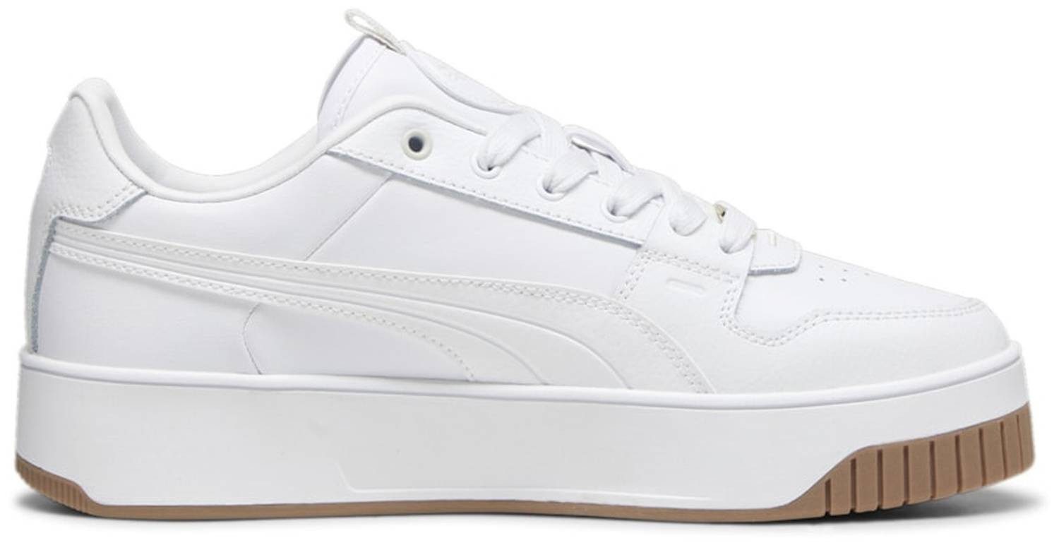 Puma Carina Street Lux White-White-Gold Sneaker