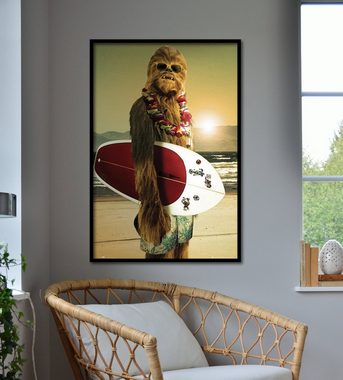 Star Wars Poster Star Wars Poster Chewbacca Surfin' 61 x 91,5 cm