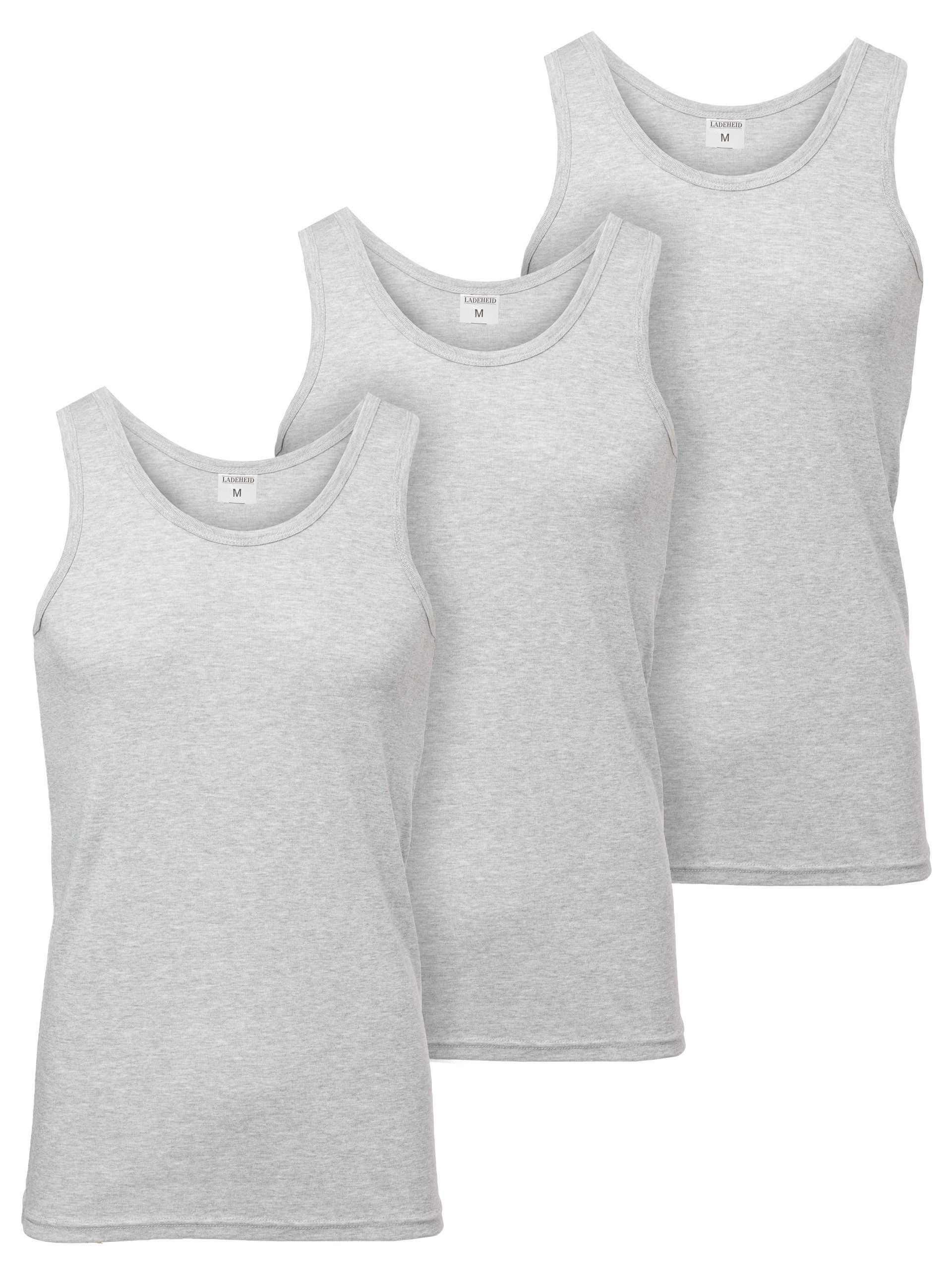 Ladeheid Unterhemd Tanktop Herren Baumwolle Set 3 Stück LA40-258 (Set, 3er- günstig online kaufen