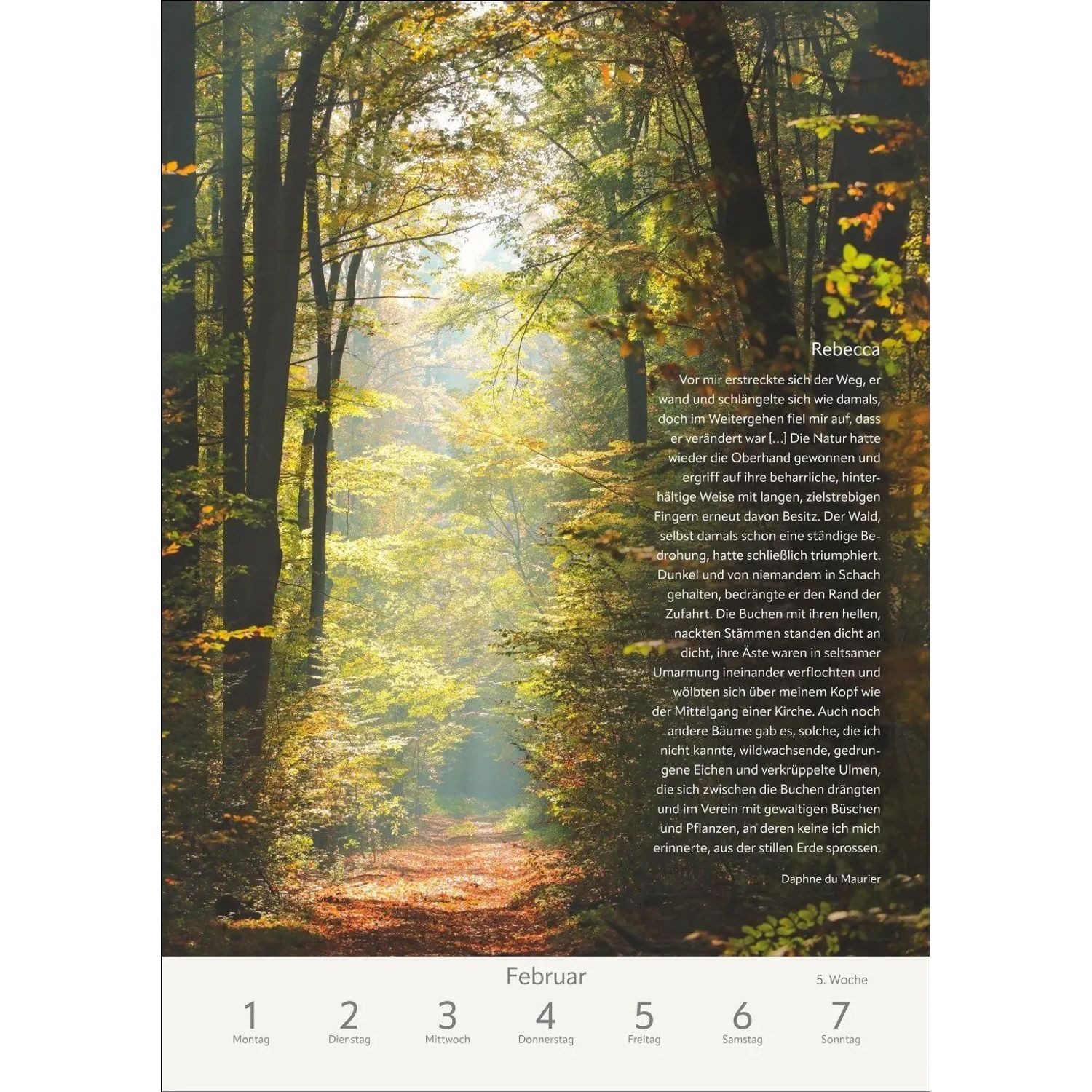 Harenberg Kalender Verlag Wandkalender Literaturkalender Natur Wochen-Kulturkalender 2027
