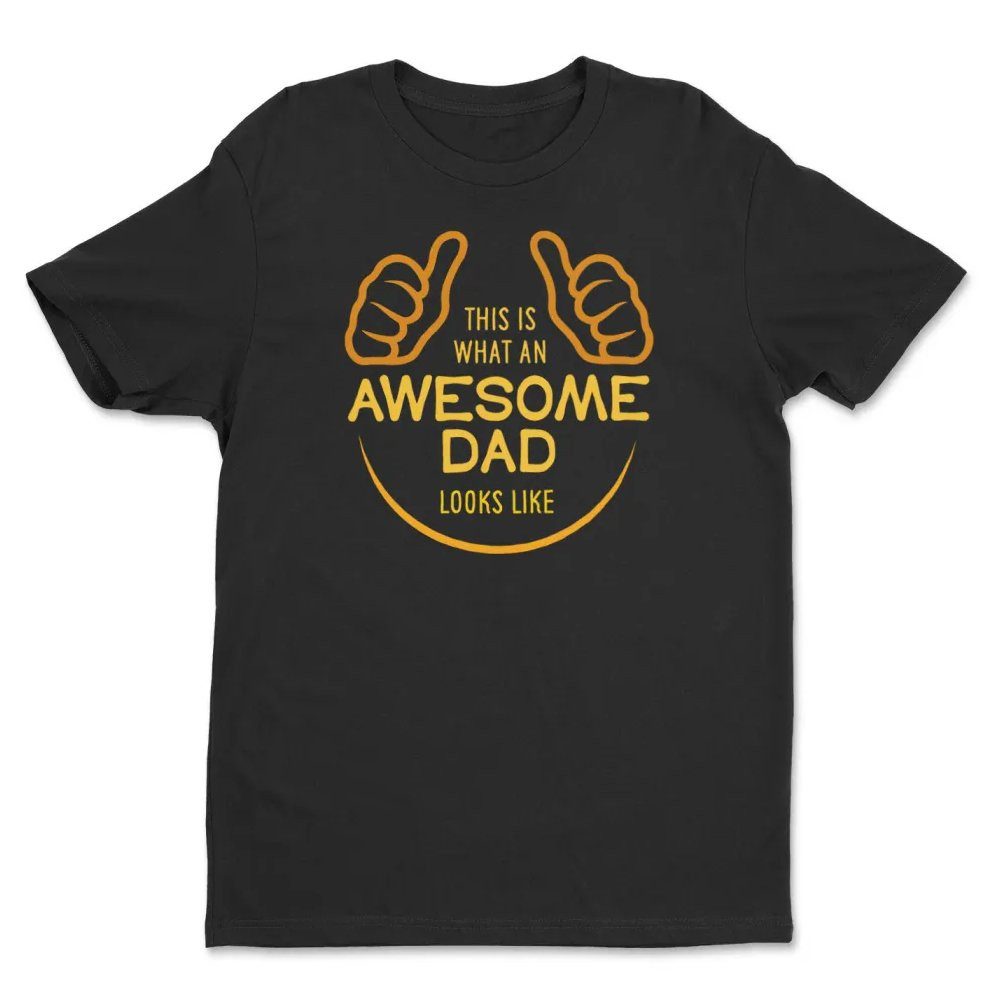 Dads Collection T-Shirt This IS What AN Awesome Dad Looks Like Tee