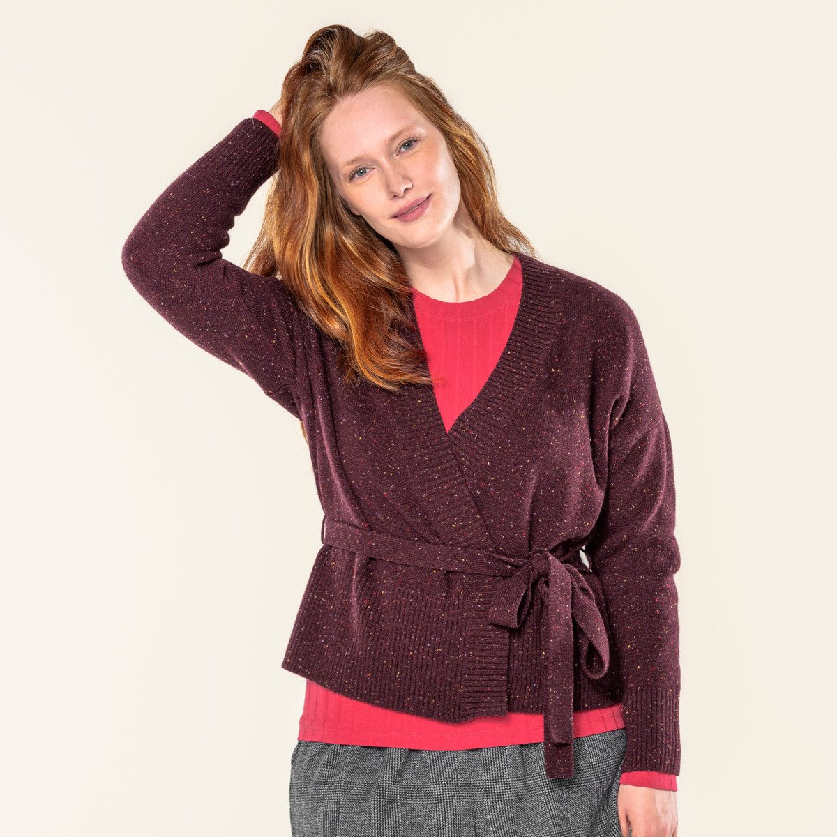LIVING CRAFTS Strickjacke PACITA GOTS zertifiziert
