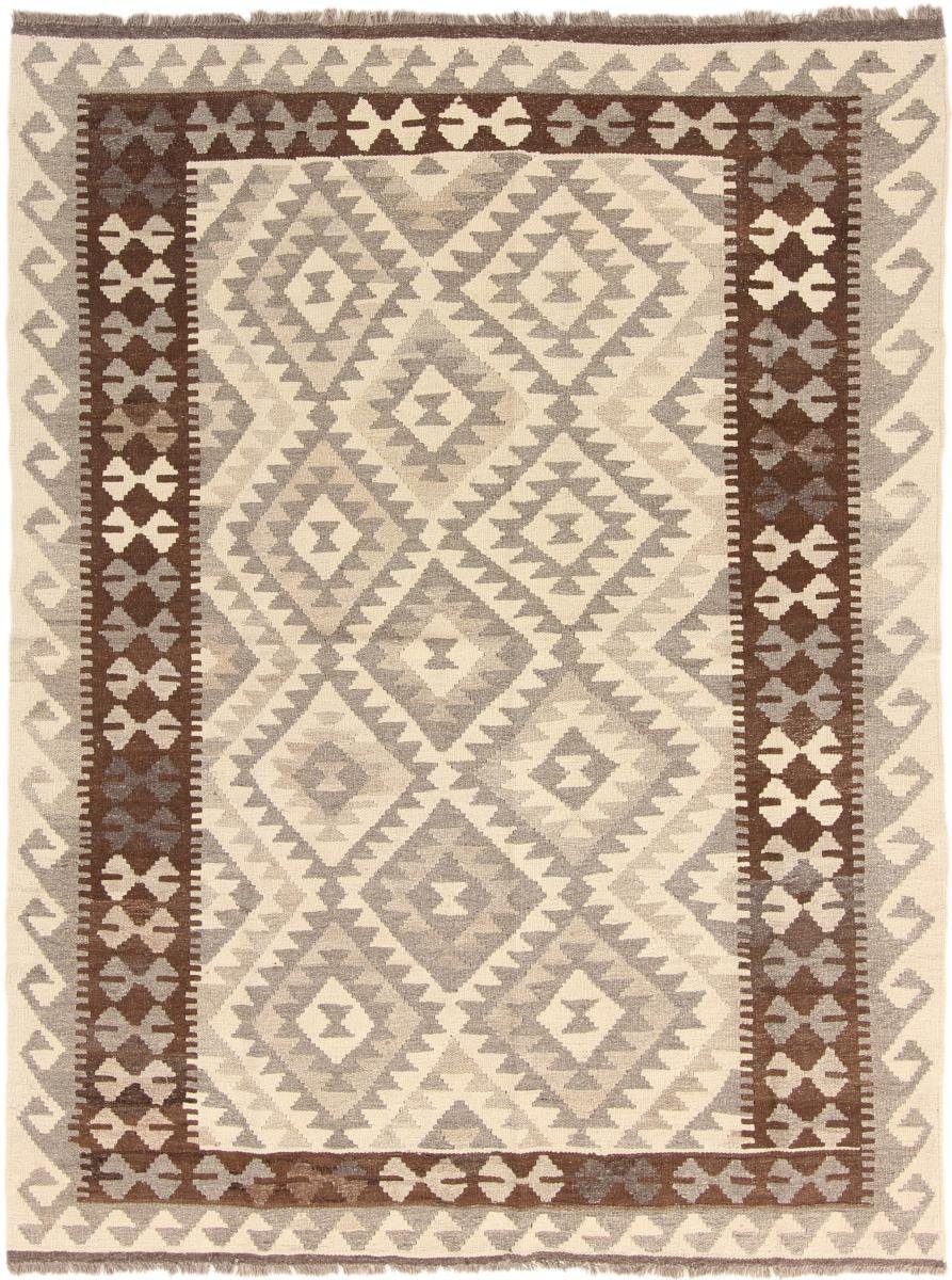 Orientteppich Kelim Afghan 151x200 Handgewebter Orientteppich, Nain Trading, rechteckig, Höhe: 3 mm