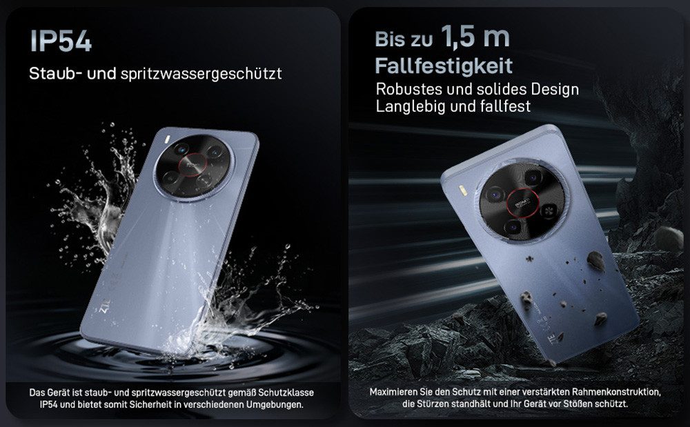 ZTE Blade V70 Max Smartphone (17,53 cm/6,9 Zoll, 128 GB Speicherplatz, 50 MP Kamera)