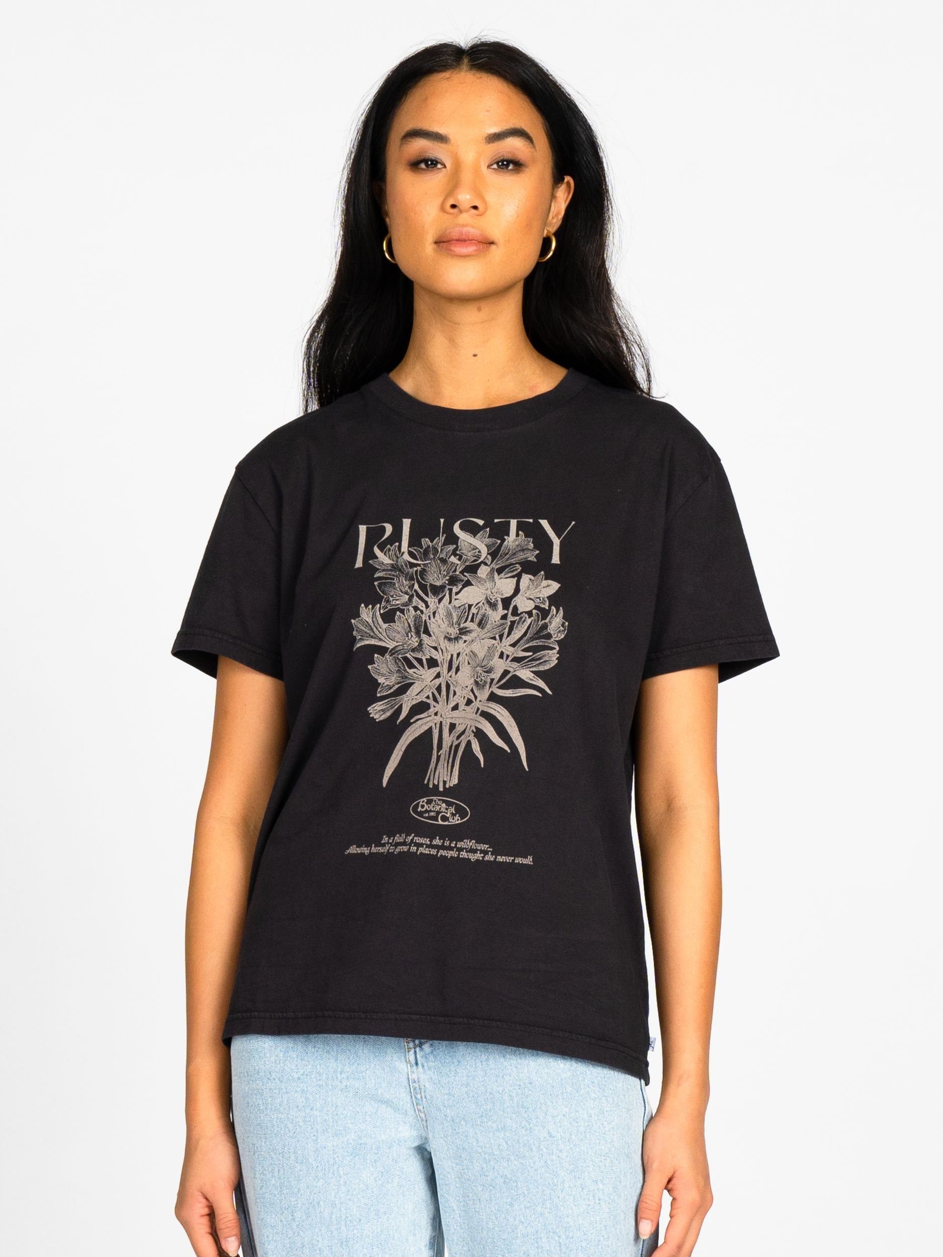 Rusty T-Shirt BOTANICAL RELAXED FIT TEE