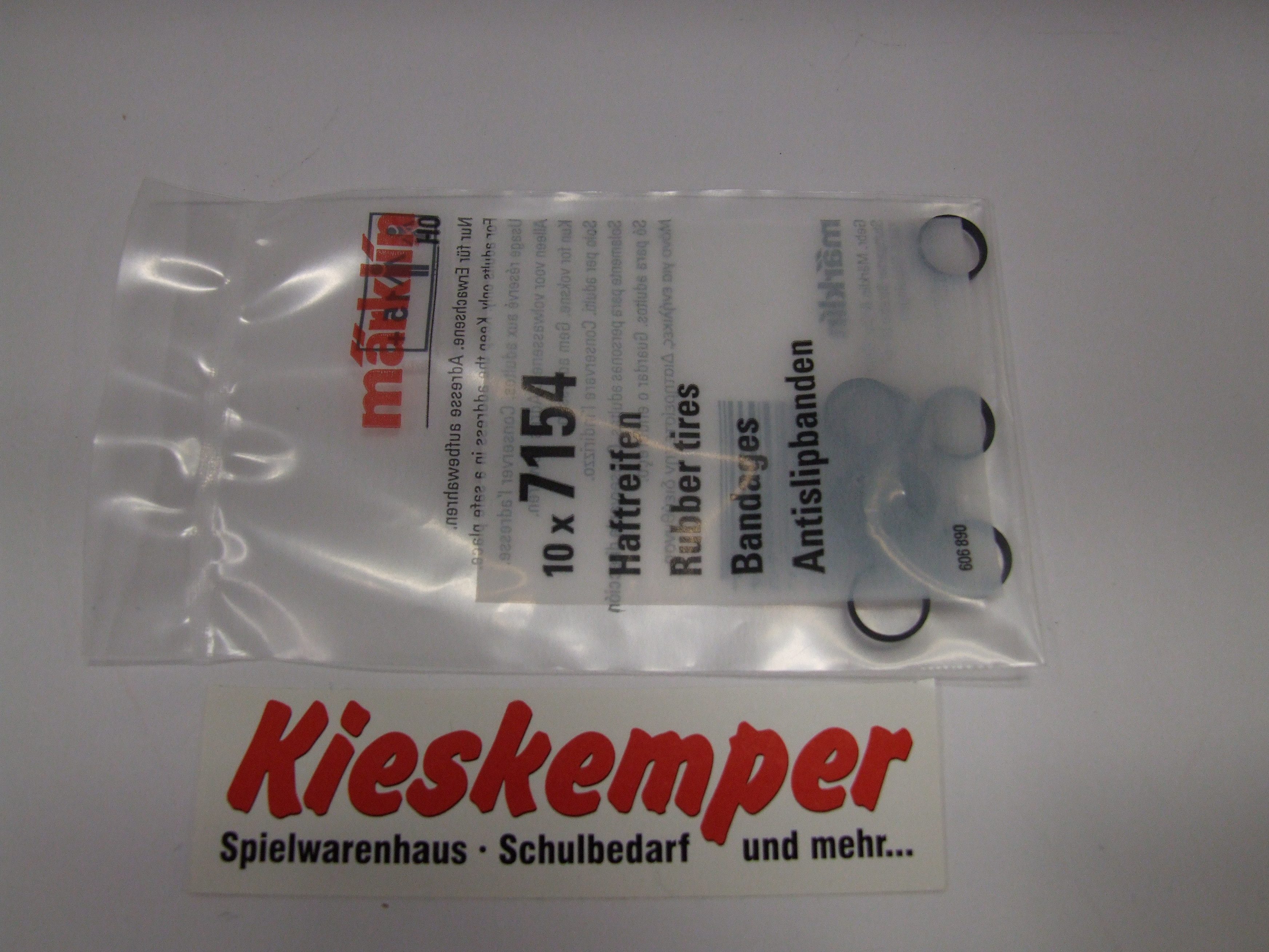 Modelleisenbahn-Set Märklin 7154 Haftreifen ø8mm (10 St., Rad- H0