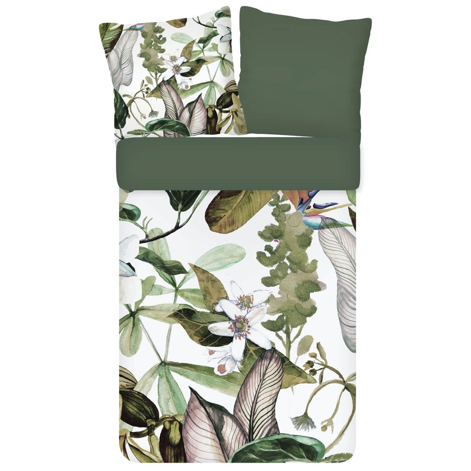 Bettwäsche Blätter Flanell Trendy Bedding