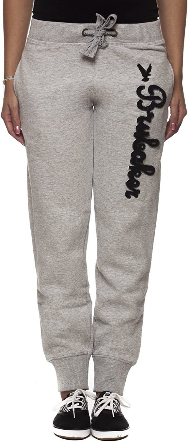 BRUBAKER Jogginghose Damen Fitness Workout Hose - N.Y. Eagle American Style (1-tlg) Sporthose warm - Trainingshose Sweathose