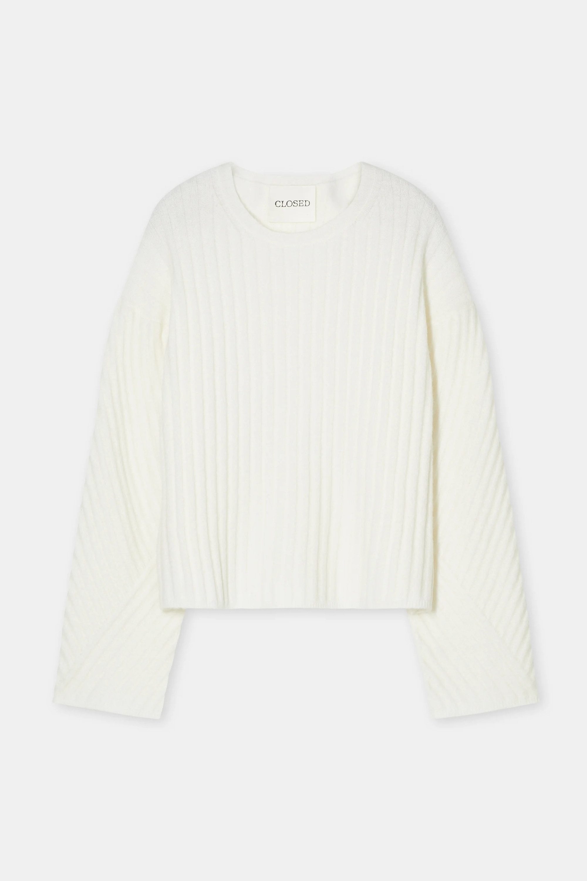 Strickpullover Crew neck rib