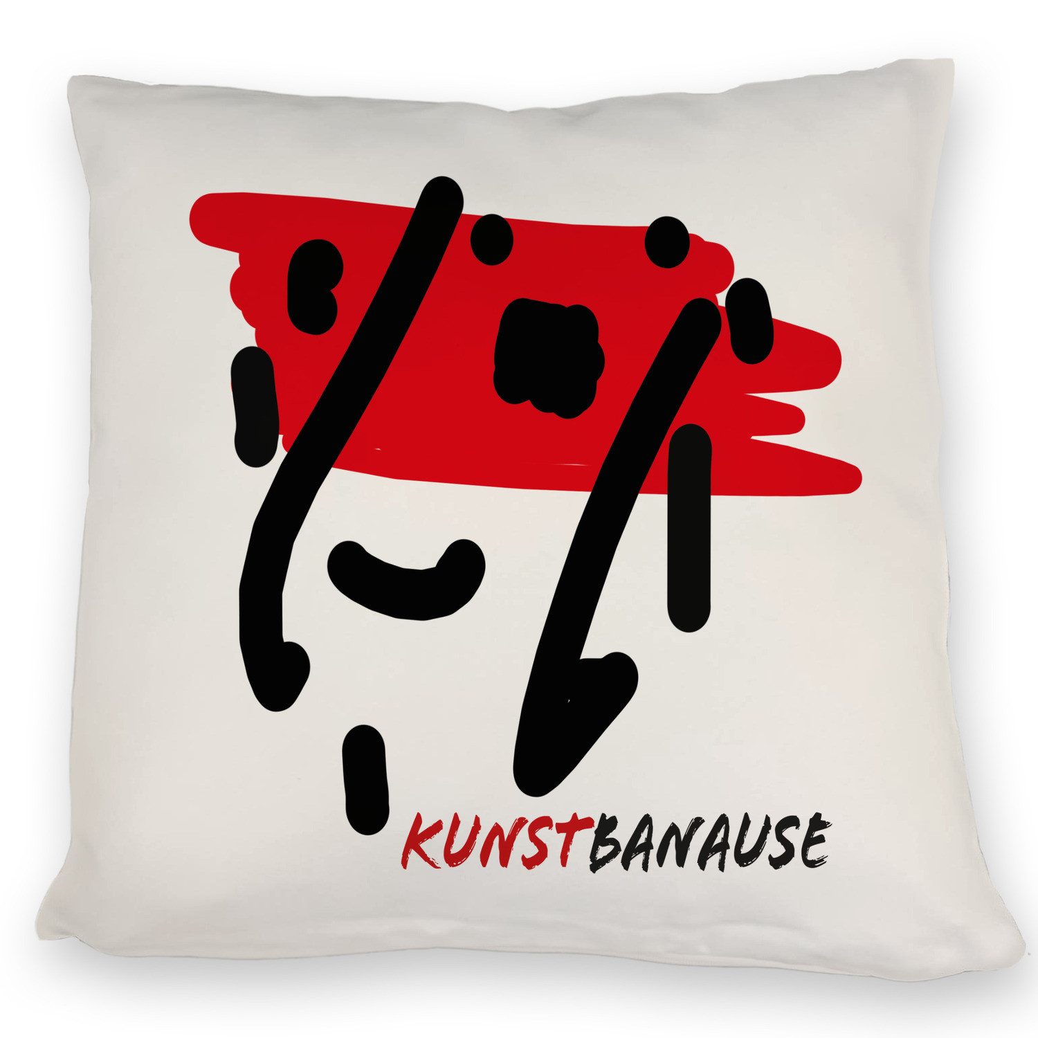 Dekokissen Kunstbanause Kissen für kreative Kunstliebhaber