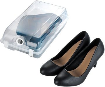 WENKO Schuhbox (Set, 3 St), stabiler Kunststoff