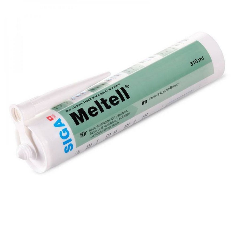 Thumbnail - Siga Dampfsperrklebeband Siga Meltell 310 white Hochleistungs-Dichtstoff 310 ml Kartusche Innen