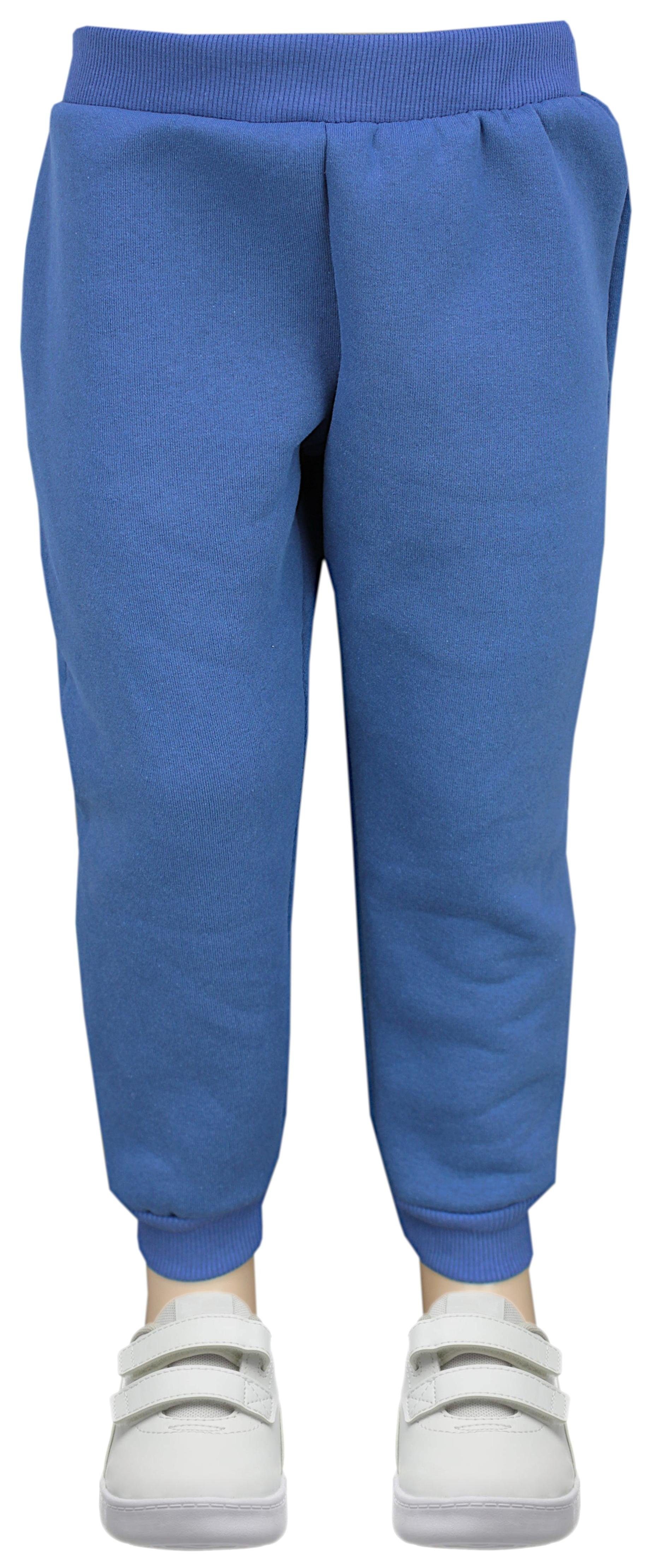 TupTam Fleecehose Baby Warm Jeansblau Winter / Joggingshose Schwarz 2er Babyhose Jungen Hosen Pack