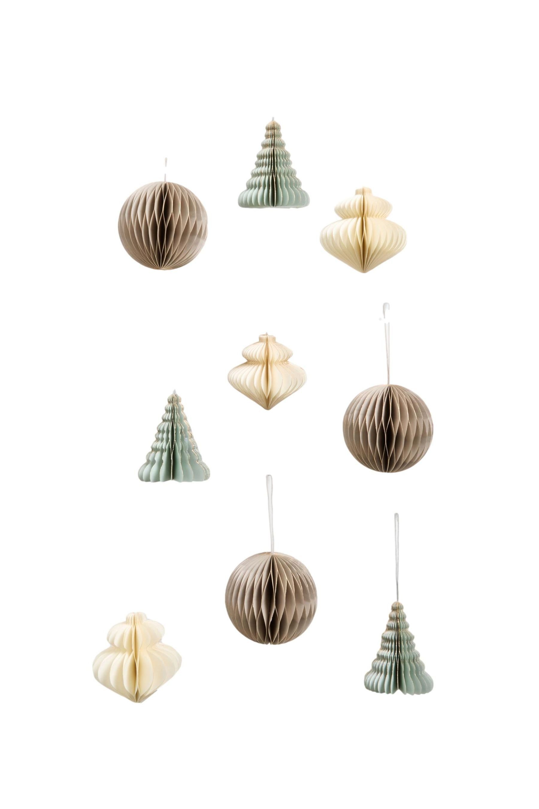 Next Dekokugel 10er-Pack Papierkugeln im Scandi-Stil