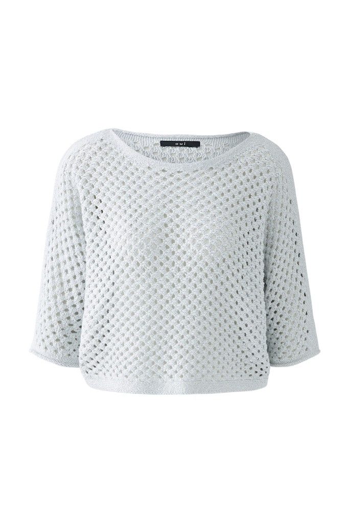 Oui Strickpullover Pullover