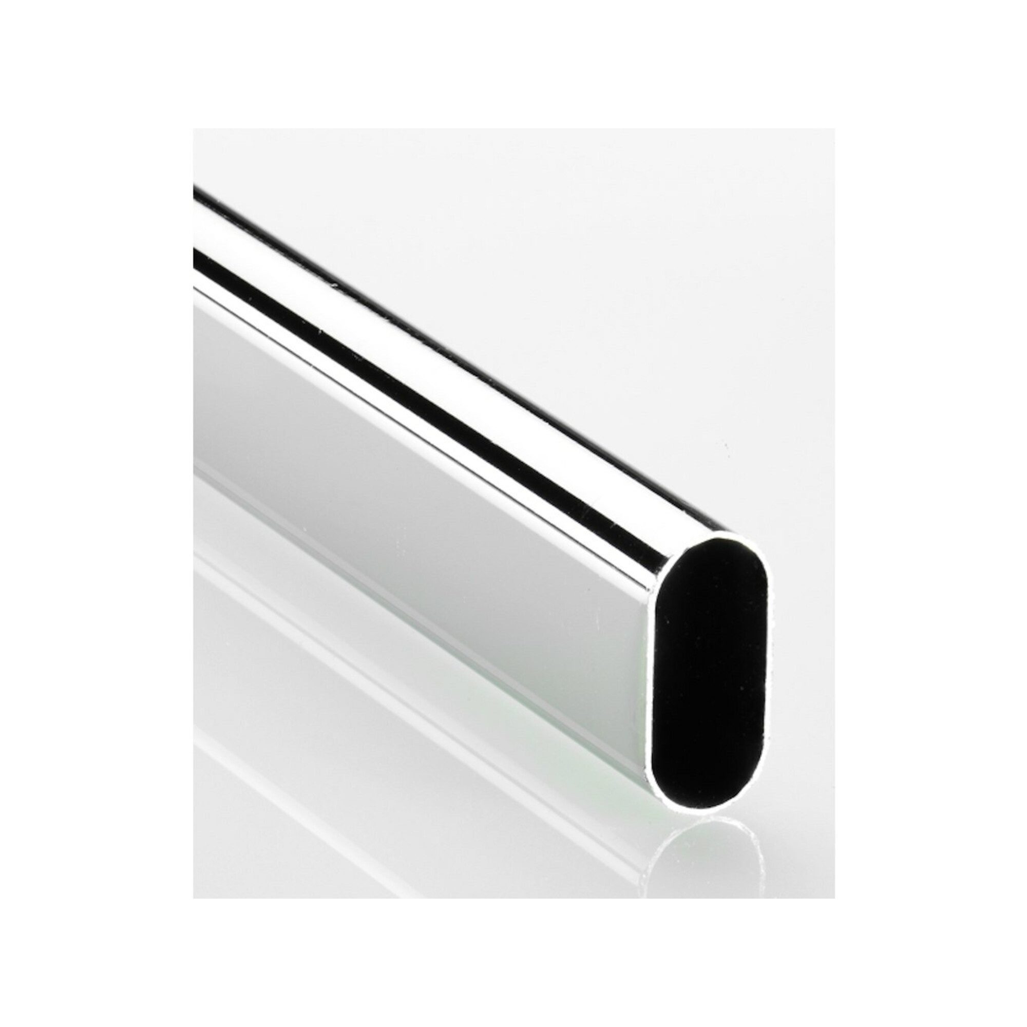 Hettich Kleiderstange Ovalschrankrohr STA verchr.2000mm HETTICH