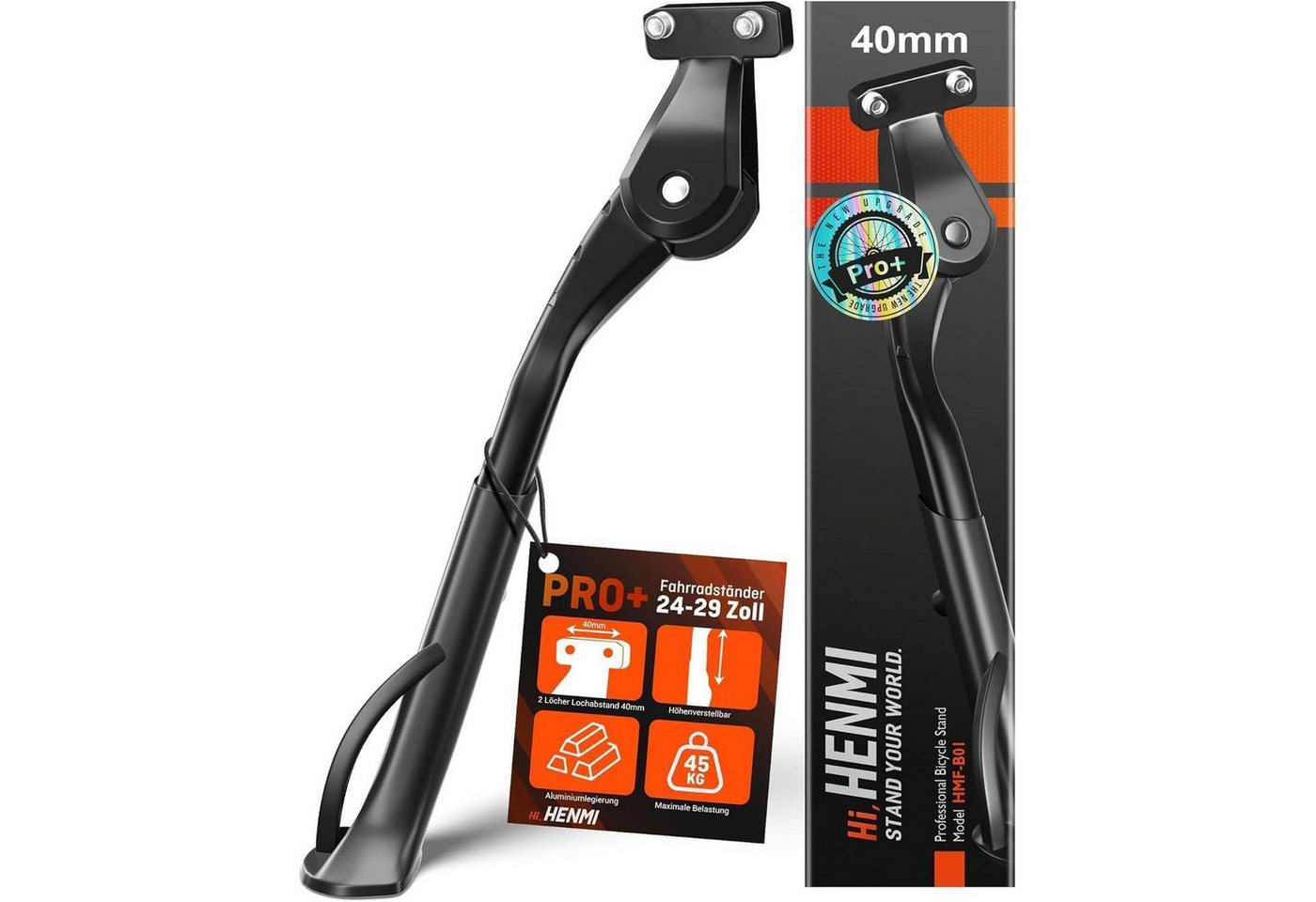 LuxusKollektion Fahrradständer Fahrradständer 24-29 Zoll für E-Bike MTB mit Löchern M6 Schrauben