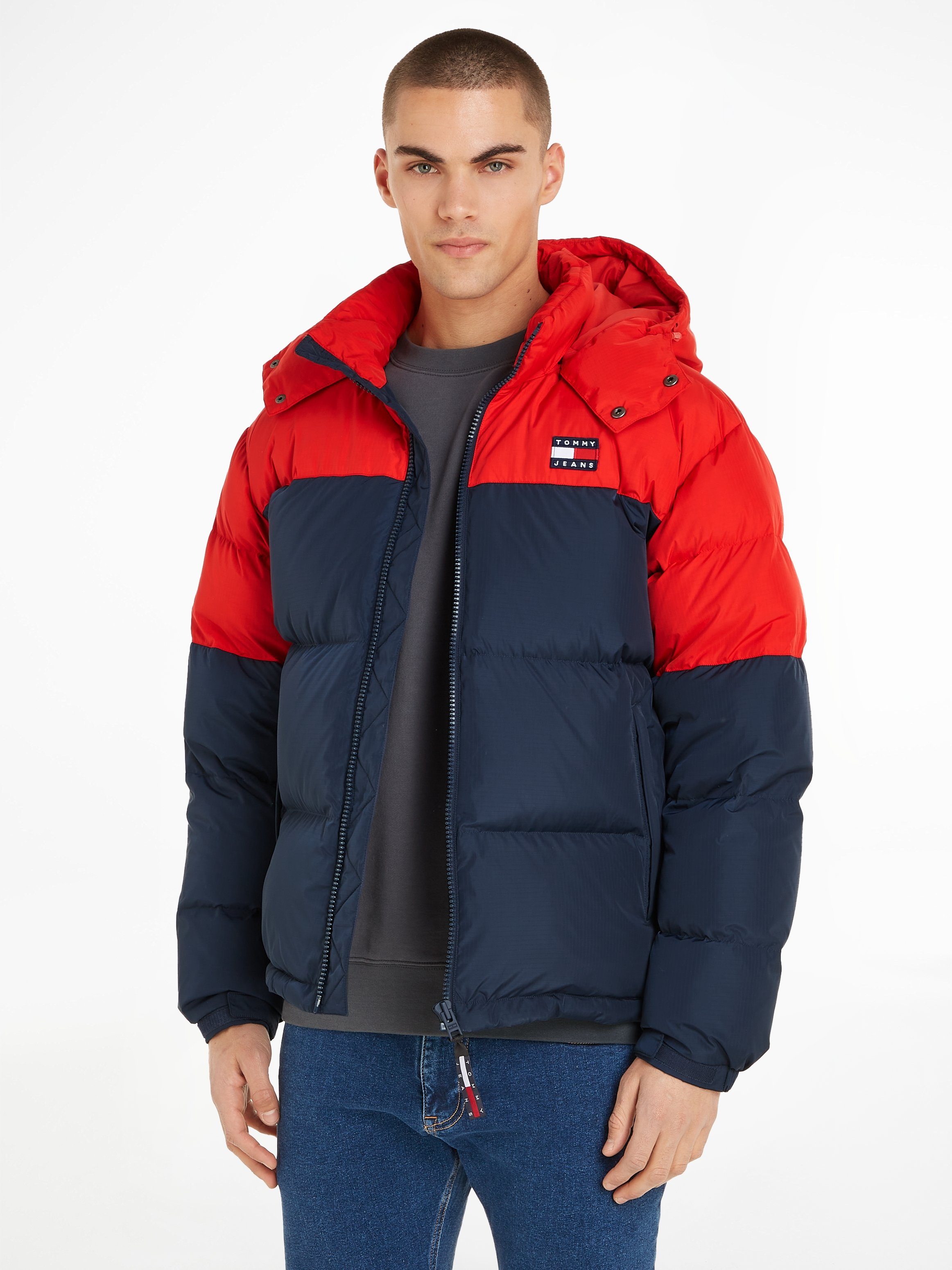 Tommy Jeans Steppjacke TJM PUFFER ALASKA Twilight COLORBLOCK Navy