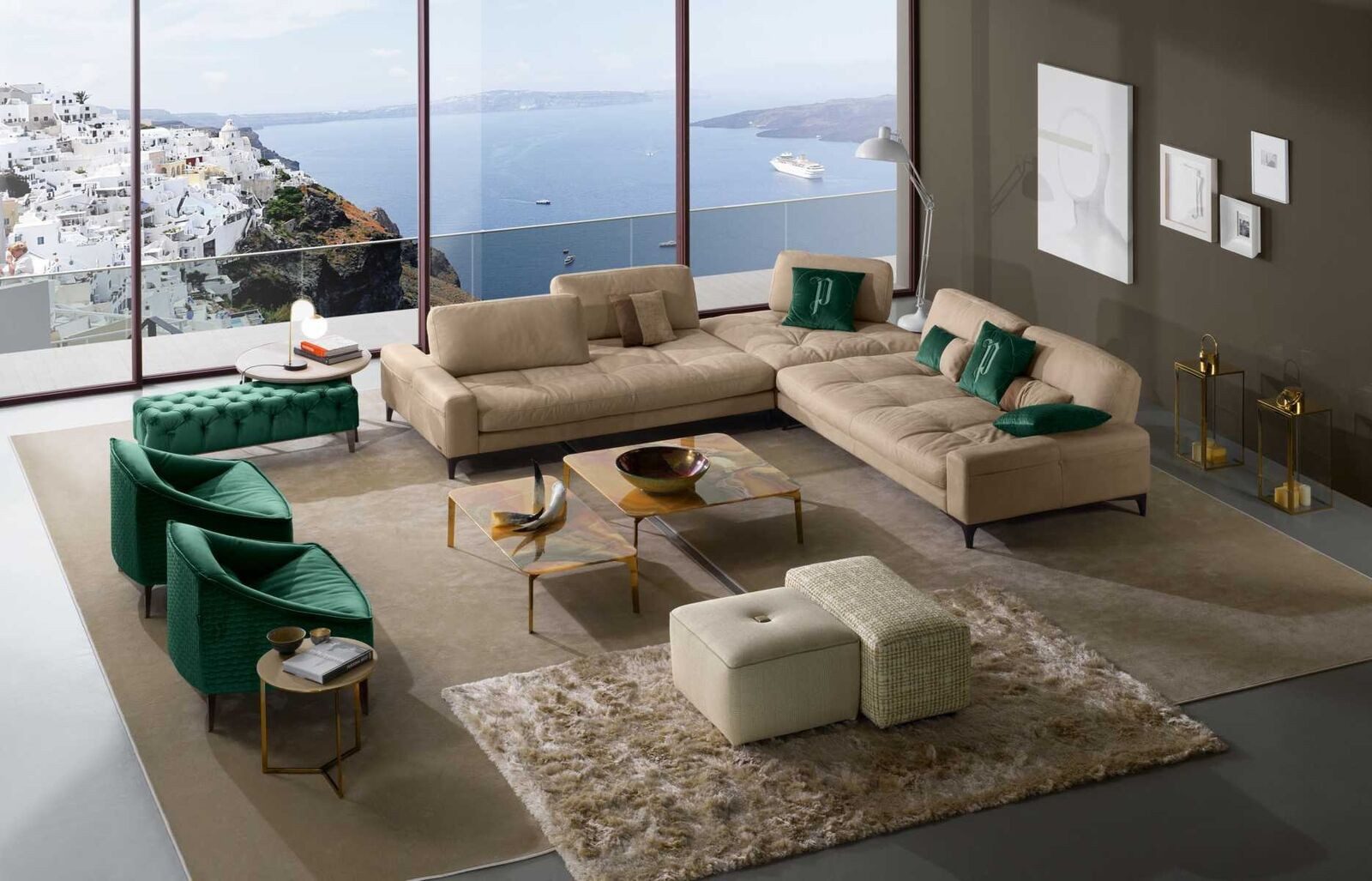 Xlmoebel Ecksofa Leder Ecksofa in L-Form von Prianera – elegantes Design und Komfort, Ecksofa, Hergestellt in Europa