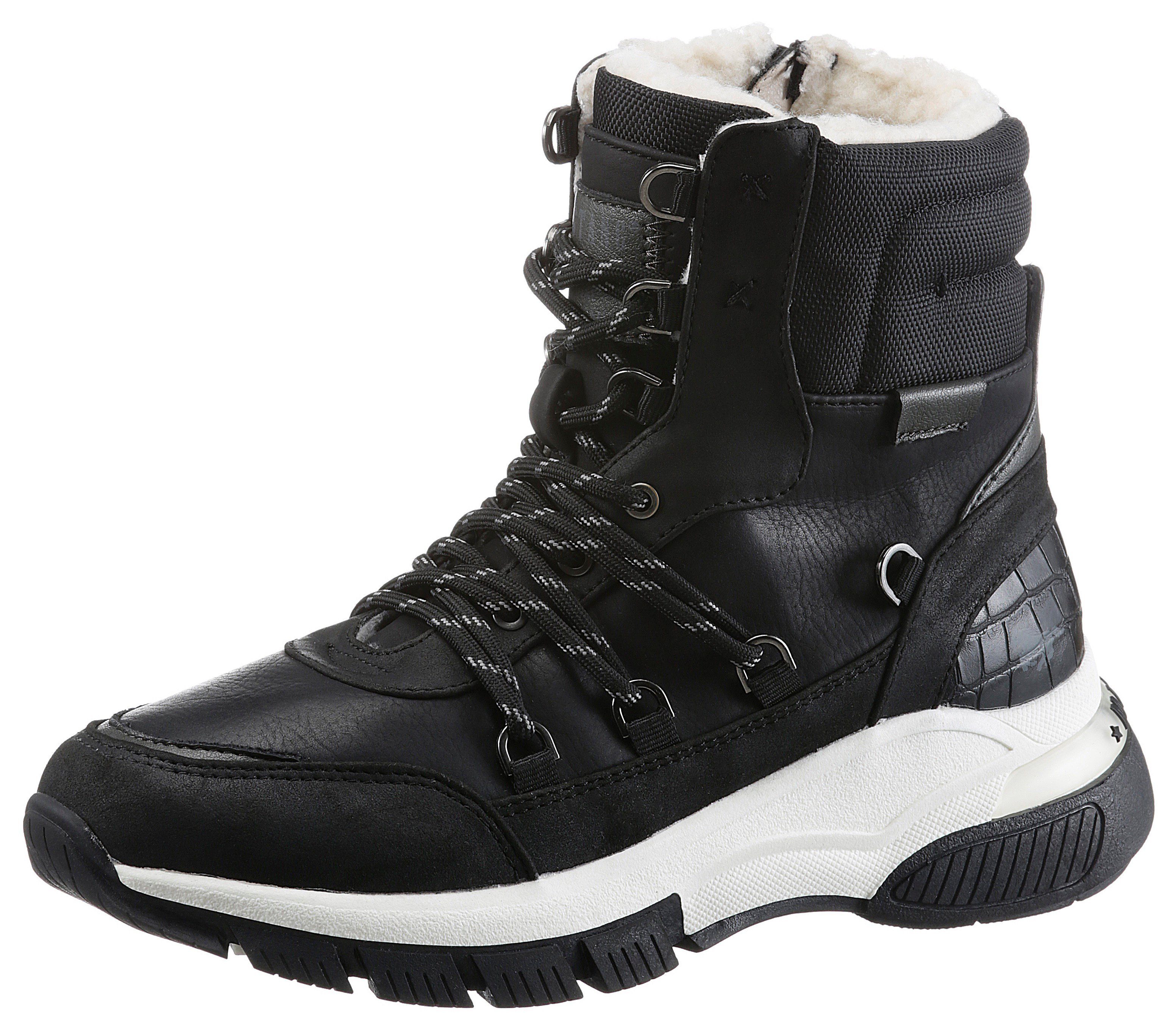 Mustang Shoes Winterboots mit zweifarbiger Laufsohle