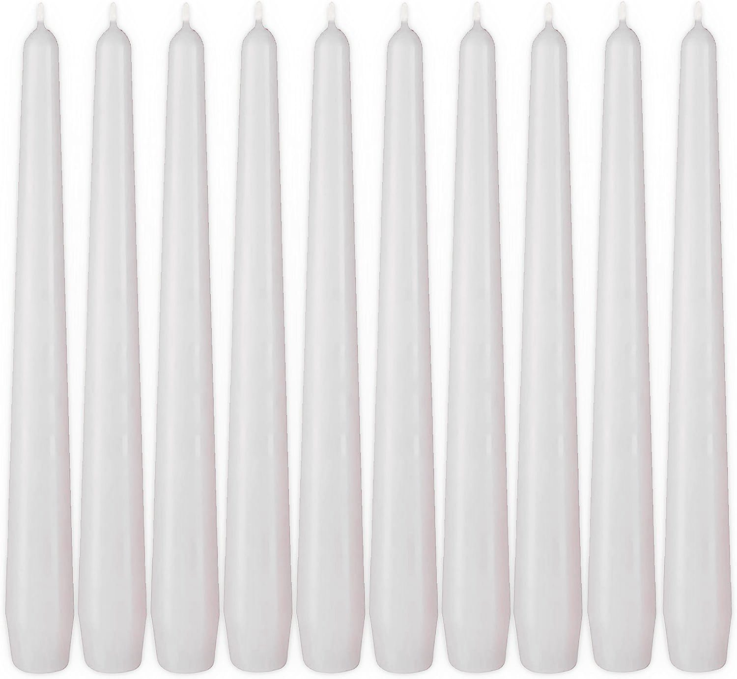 BRUBAKER Spitzkerze Premium Kerzen Set - bis zu 7,5 Stunden Brenndauer pro Kerze (Leuchterkerzen, 20-tlg., Halterkerzen Deko), 24 cm Tafelkerzen für Kerzenständer und Kronleuchter