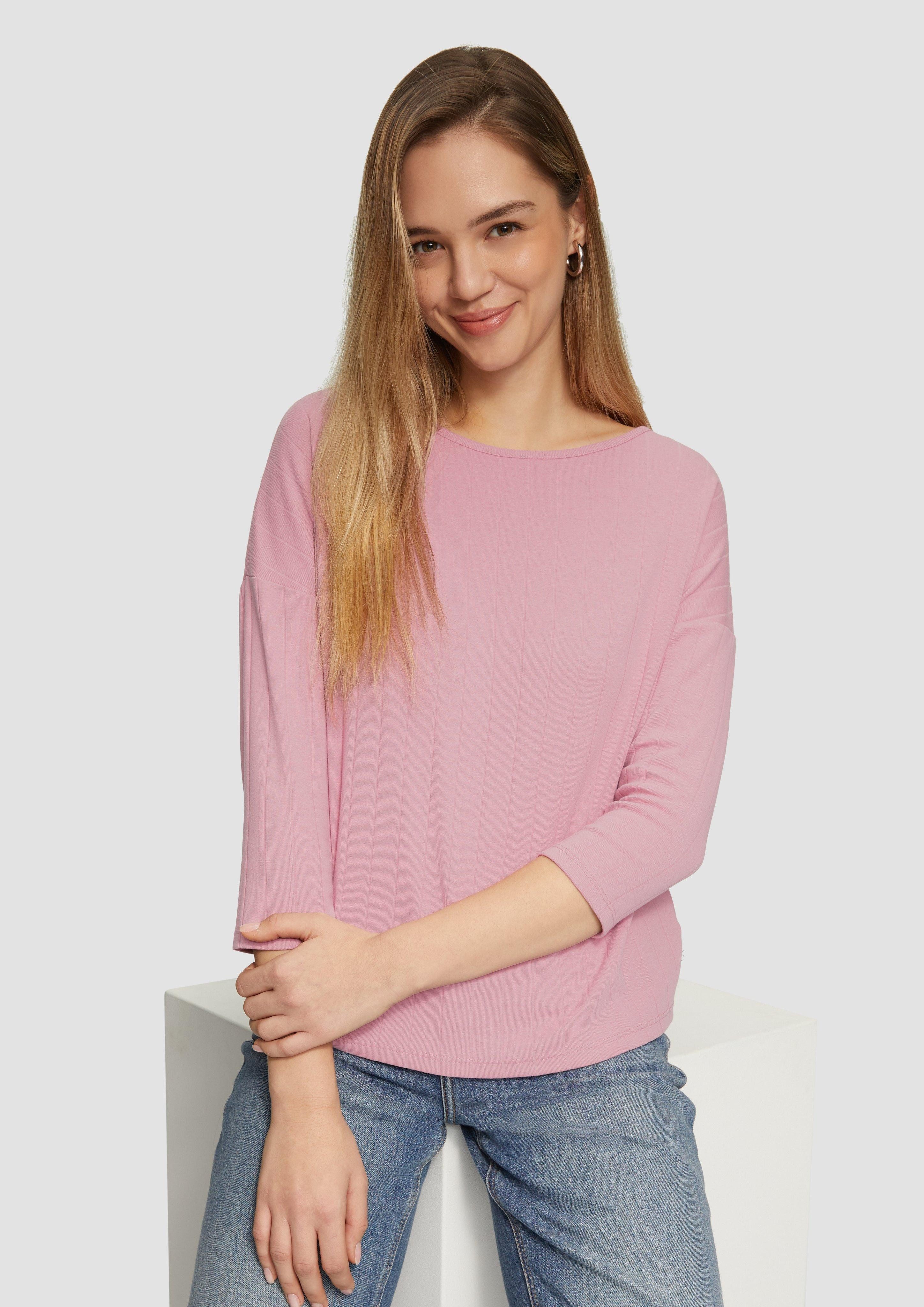 QS 3/4-Arm-Shirt Shirt im Loose Fit günstig online kaufen