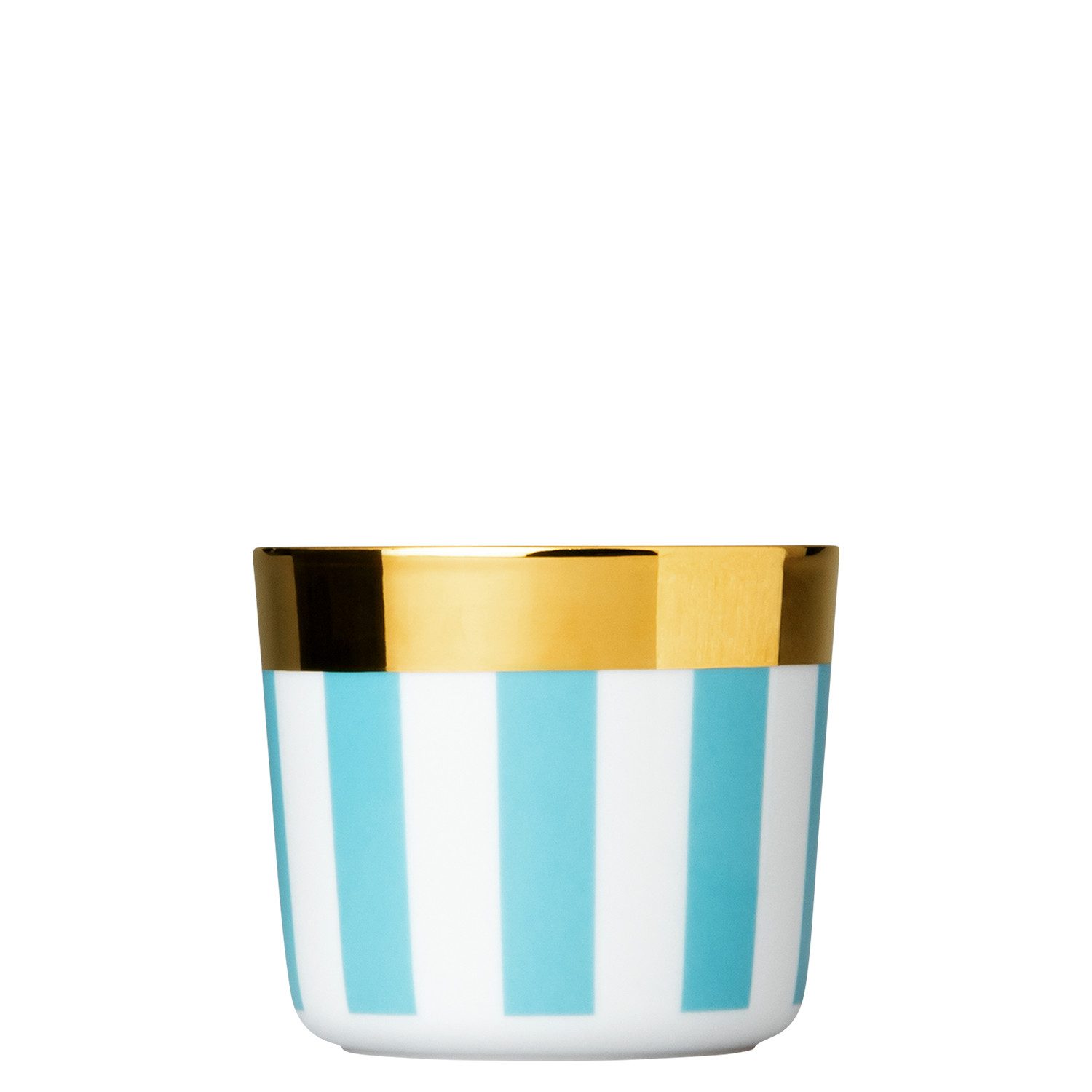 Sieger by Fürstenberg Champagnerglas Sieger by Fürstenberg Champagnerbecher Turquoise, Porzellan, 24 Karat Gold
