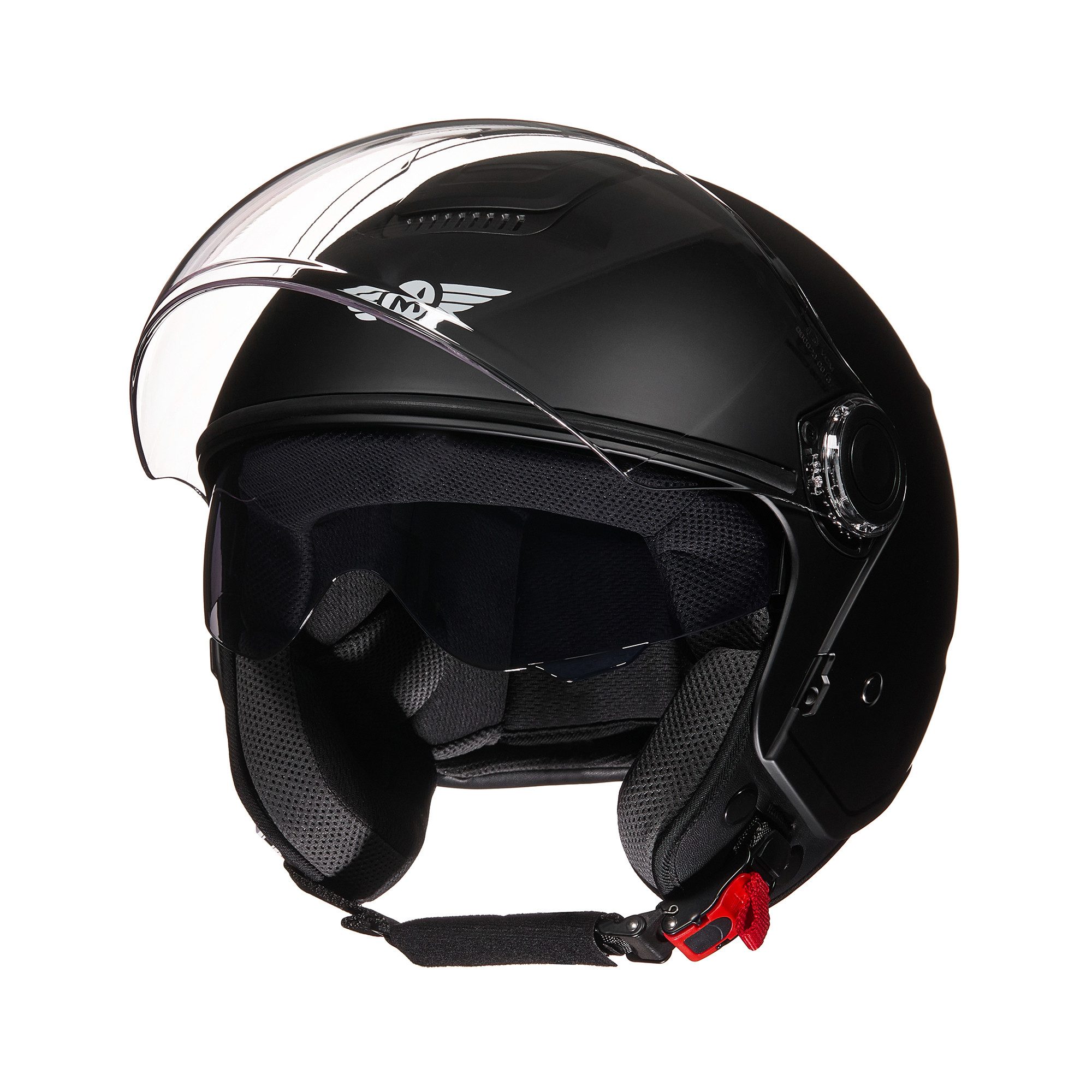 MOTO HELMETS Motorradhelm Integralhelm Motorrad Full Helm U-52, Helm für Motorrad Roller, Schnellverschluss, Sonnenvisier, nur 1050g