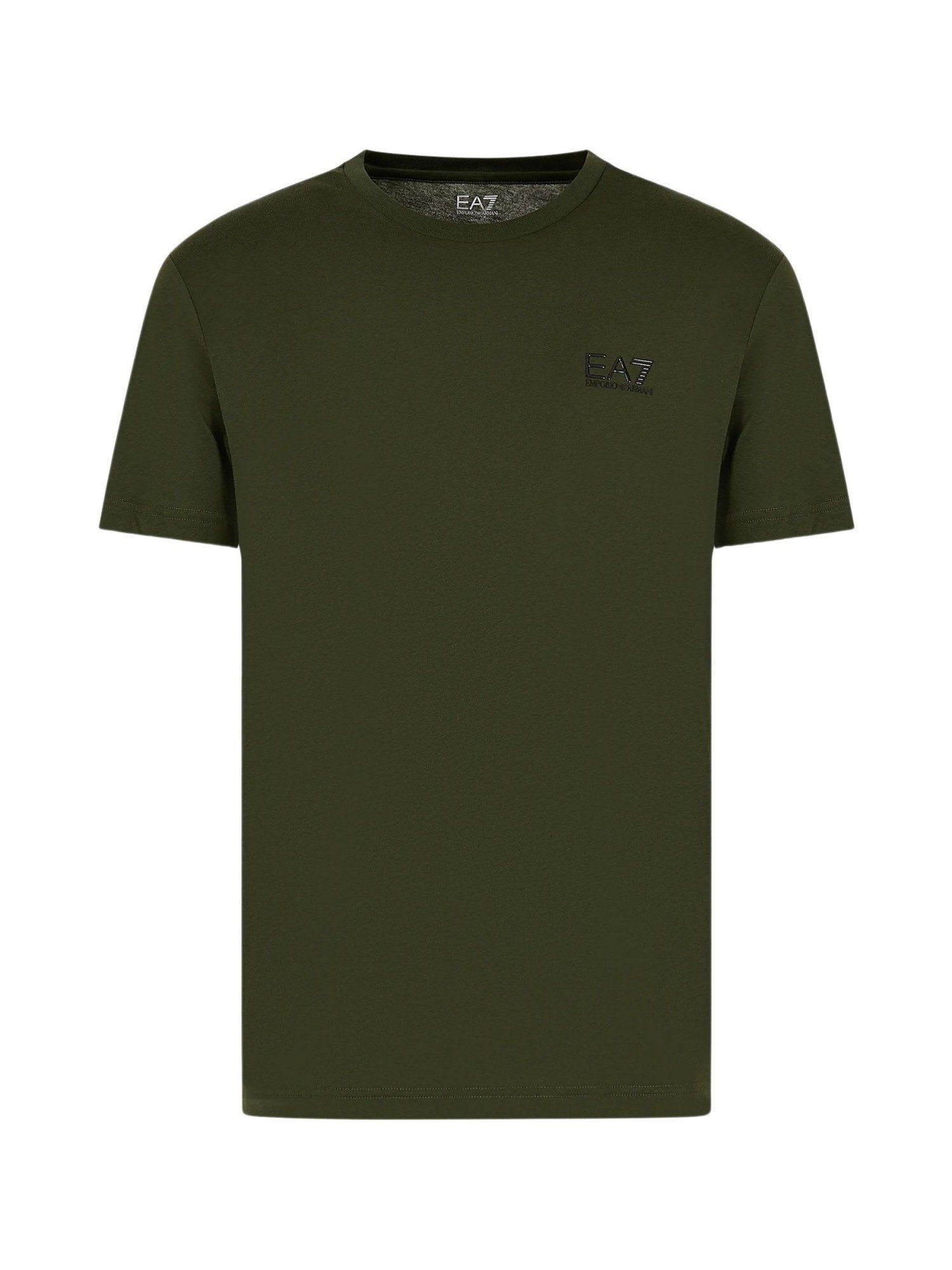Emporio T-Shirt grün T-Shirt Shirt Identity Rundhalsausschnitt mit Core (1-tlg) Armani