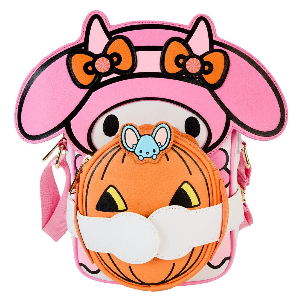 Loungefly Rucksack Sanrio by Loungefly Umhängetasche My Melody Devil Crossbuddies