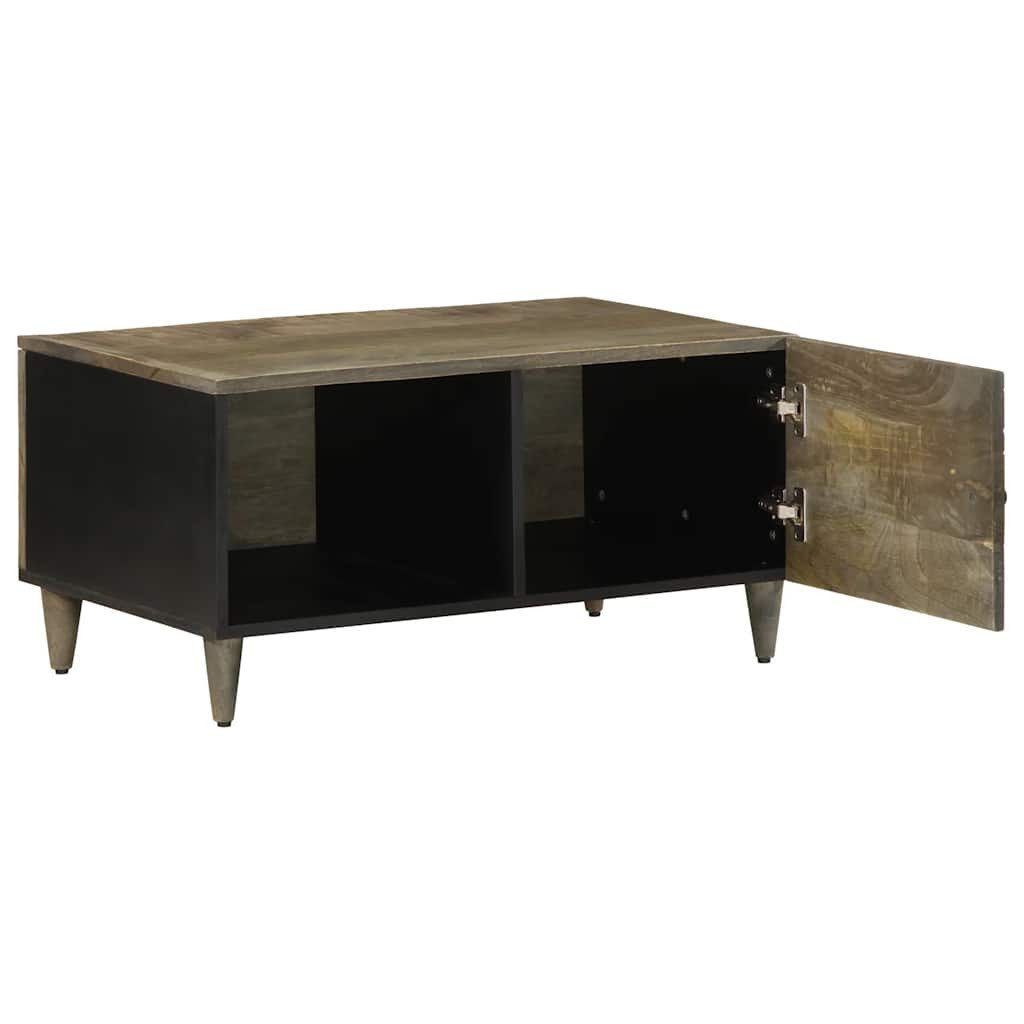 vidaXL Couchtisch Couchtisch Hellgrau 80x50x40 cm Massivholz (1-St)
