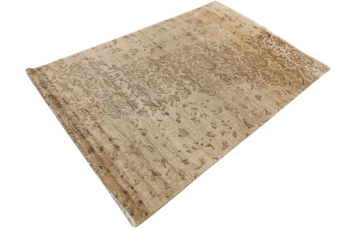 Orientteppich Sindhi 123x183 Höhe: mm Moderner rechteckig, Handgeknüpfter / Designteppich, Nain 12 Trading, Orientteppich