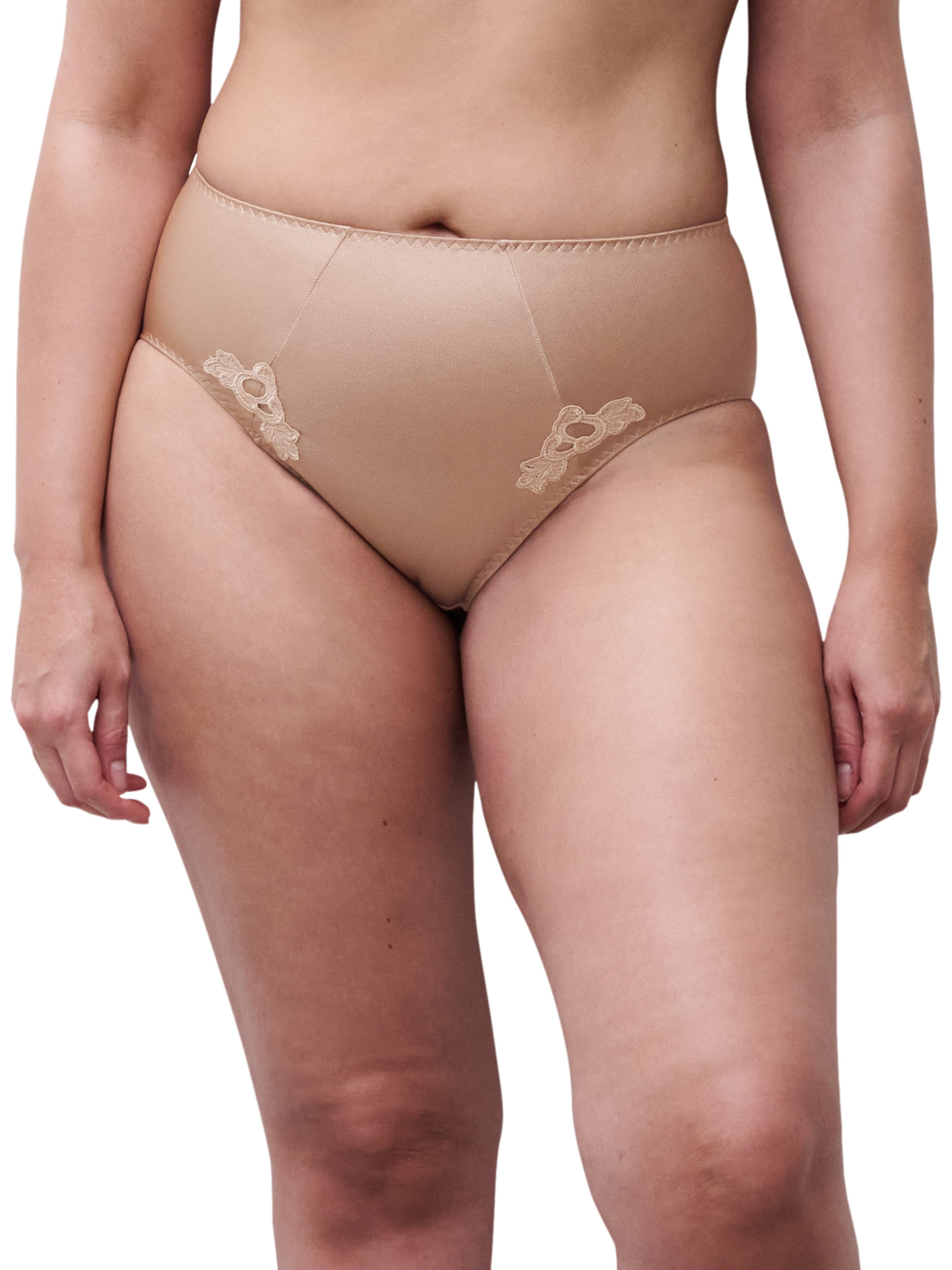 Chantelle Slip HEDONA blickdichtes Gewebe, Guipure Spitze