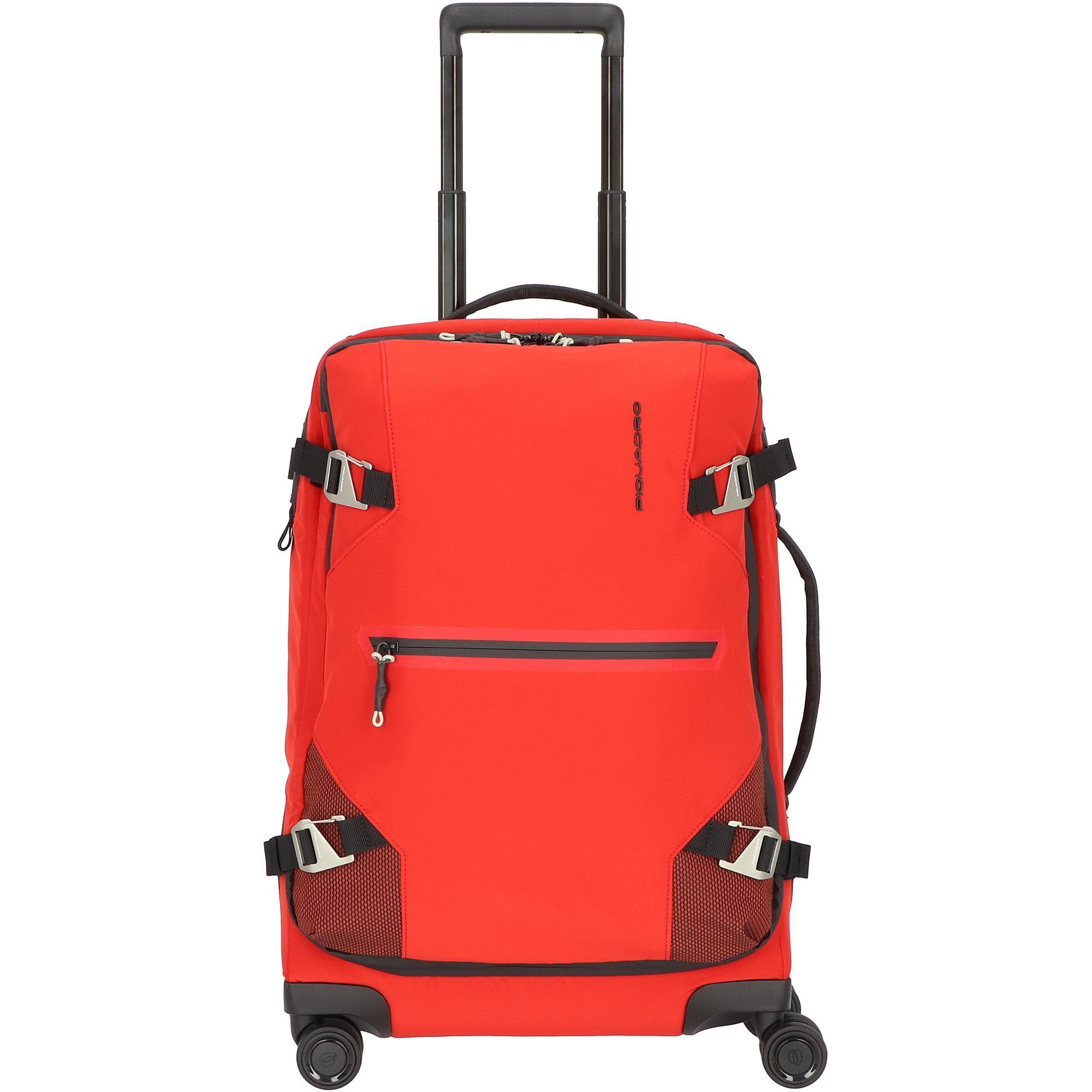 Piquadro Handgepäck-Trolley PQ-M, 4 Rollen, PET red