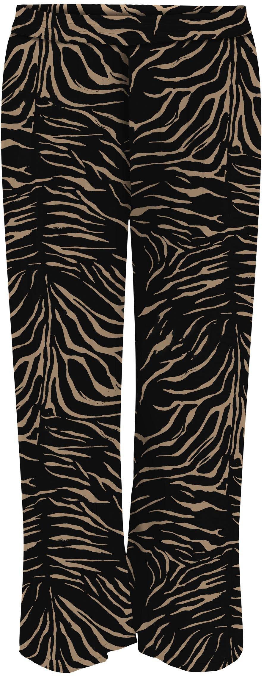 LOLLI WIDE Schlupfhose PANT Black/WILD ONLY 177911003 ZEBRA CARNOVA CARMAKOMA LIFE