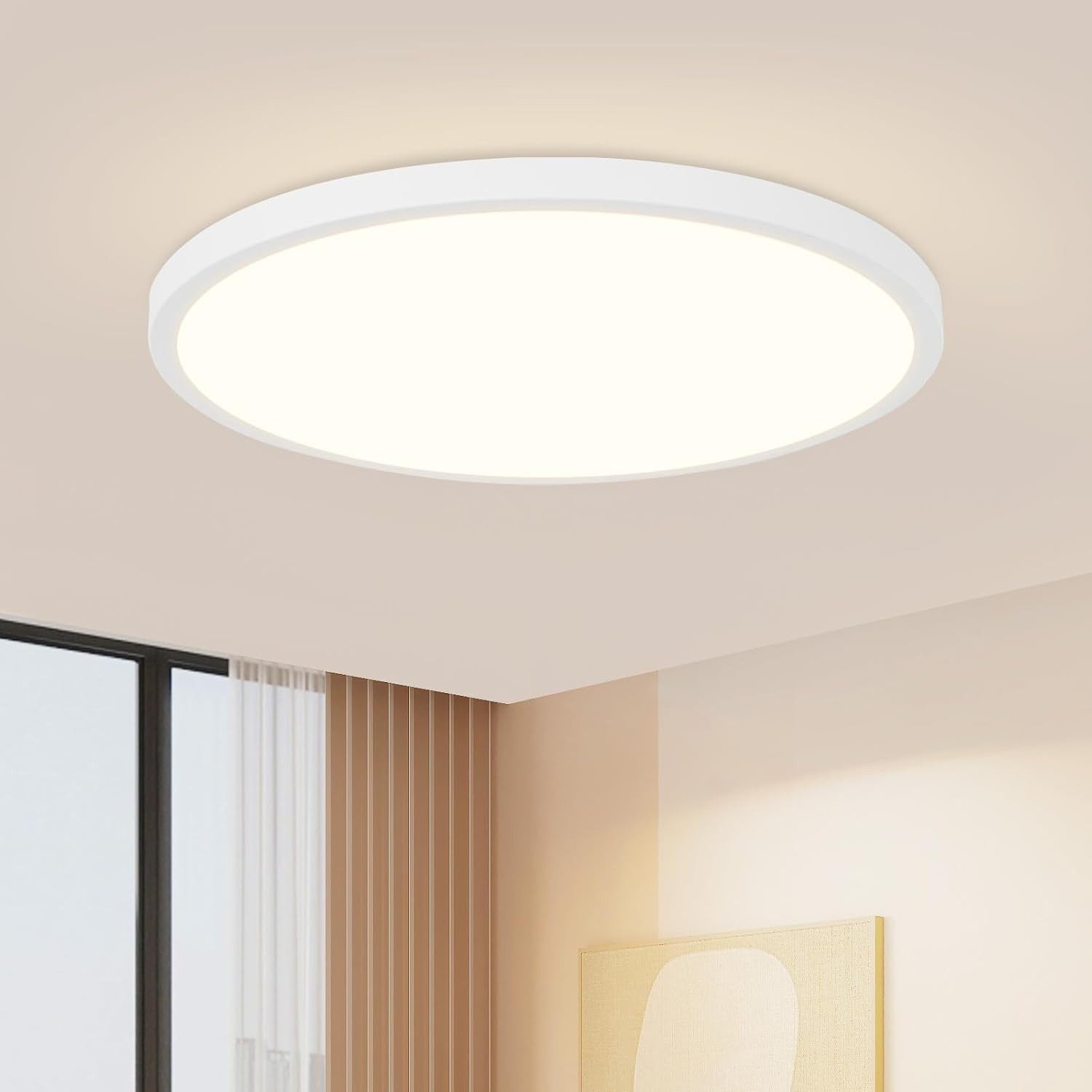 ZMH LED Deckenleuchte Wohnzimmer IP44 Deckenlampe günstig online kaufen