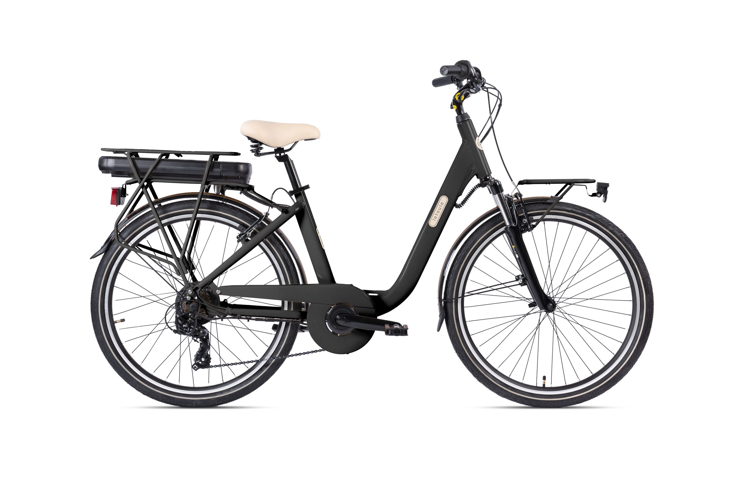 VENICE - I love Italy E-Bike, 6 Gang Shimano, Kettenschaltung, Heckmotor, Elektro-Citybike 28 Zoll LETOULE "LaFolie"