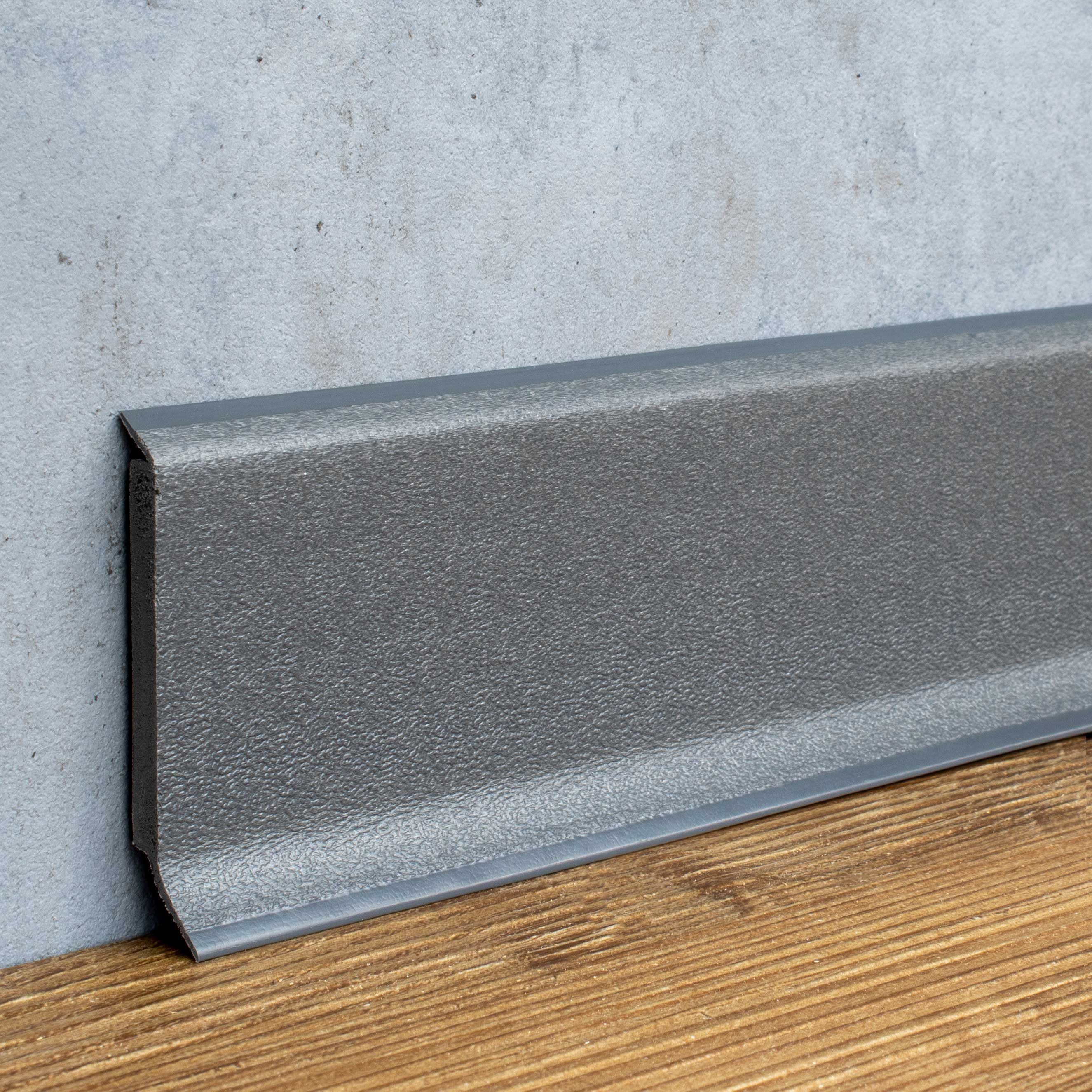 PROVISTON Sockelleiste 12.8 x 60 x 2500 mm Fußleiste Kunststoff PVC Hartschaum by PROVISTON, L: 250 cm, Spar-Set, 25-St.