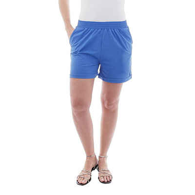 YESET Shorts »Damen Jogging Shorts Sweatshorts kurz 1/2 Baumwolle Taschen« elastischer Bund