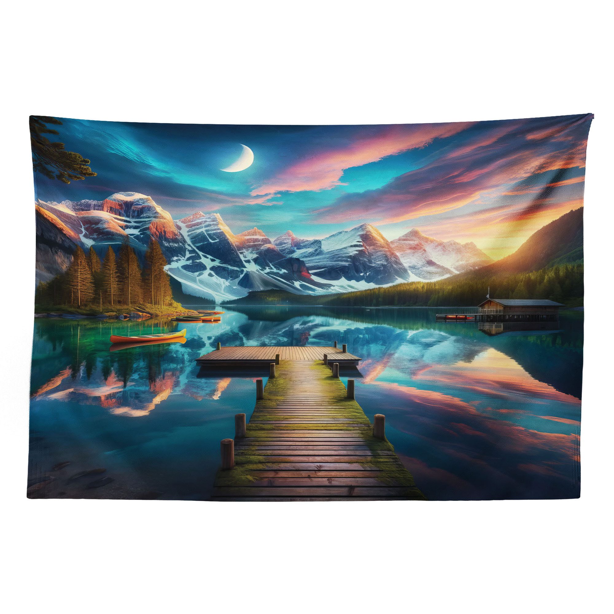 Abakuhaus Wandteppich aus Weiches Mikrofaser Stoff Für das Wohn und Schlafzimmer, rechteckig